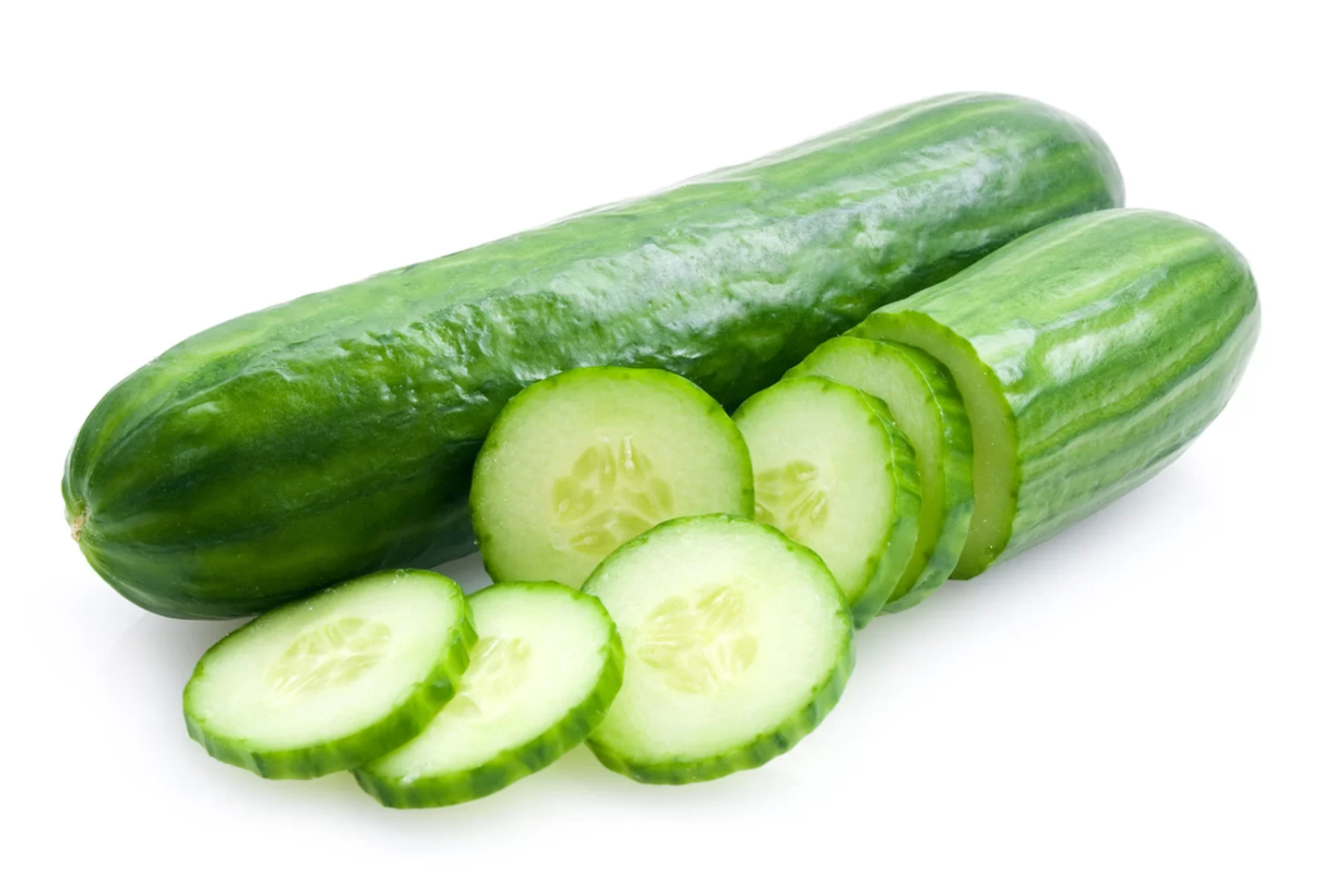 Sliced Cucumber.
