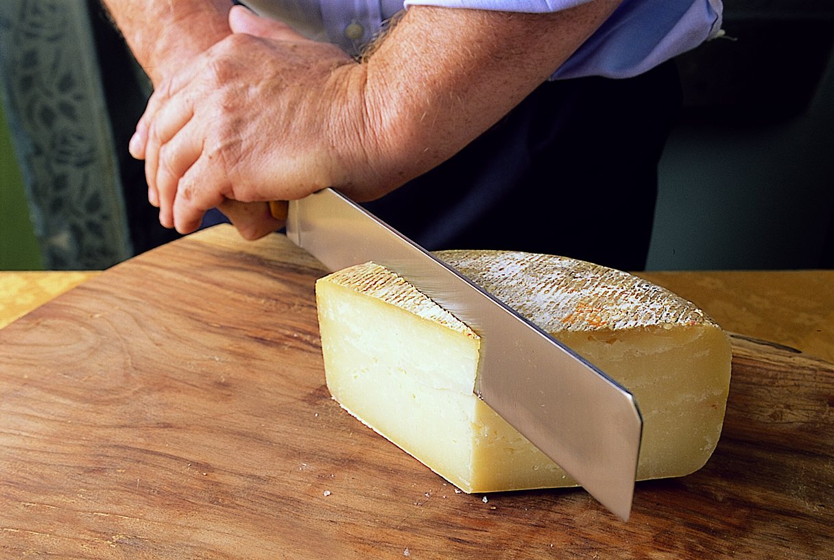 Cutting Cheese.