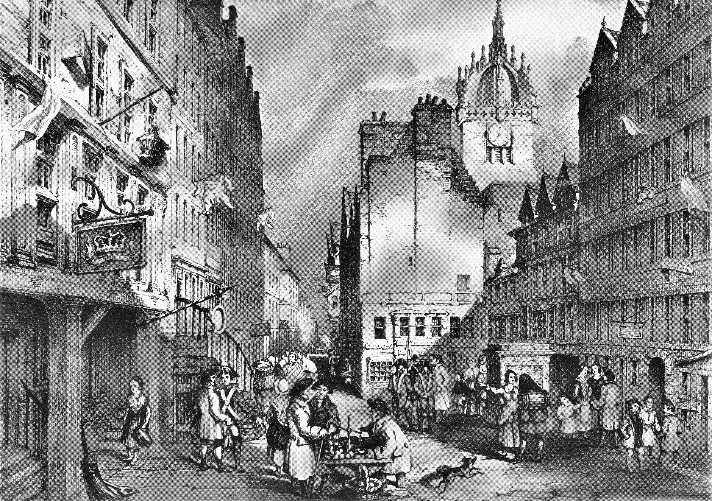 Tollbooth in Edinburgh, where Thomas Aikenhead was imprisoned and wrote his last letter