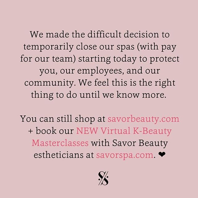 I want to share WHY I made this difficult decision yesterday. As a self-funded company, the repercussions of a multi-location closure is not something I take lightly. ⁣⁣⁣⁣⁣⁣
​⁣⁣⁣⁣⁣⁣
Yesterday morning, ​I sent a company-wide email asking for employees