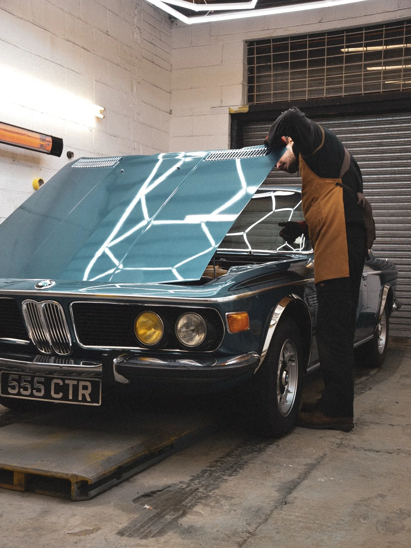 Finished and ready to head home &mdash; with huge thanks to @jaymicworkshopltd, who shipped out a NOS window mechanism last night to avoid any delays for our client. 👏

1972 BMW E9 3.0 CS &mdash; one of our latest arrivals in the workshop for fresh 