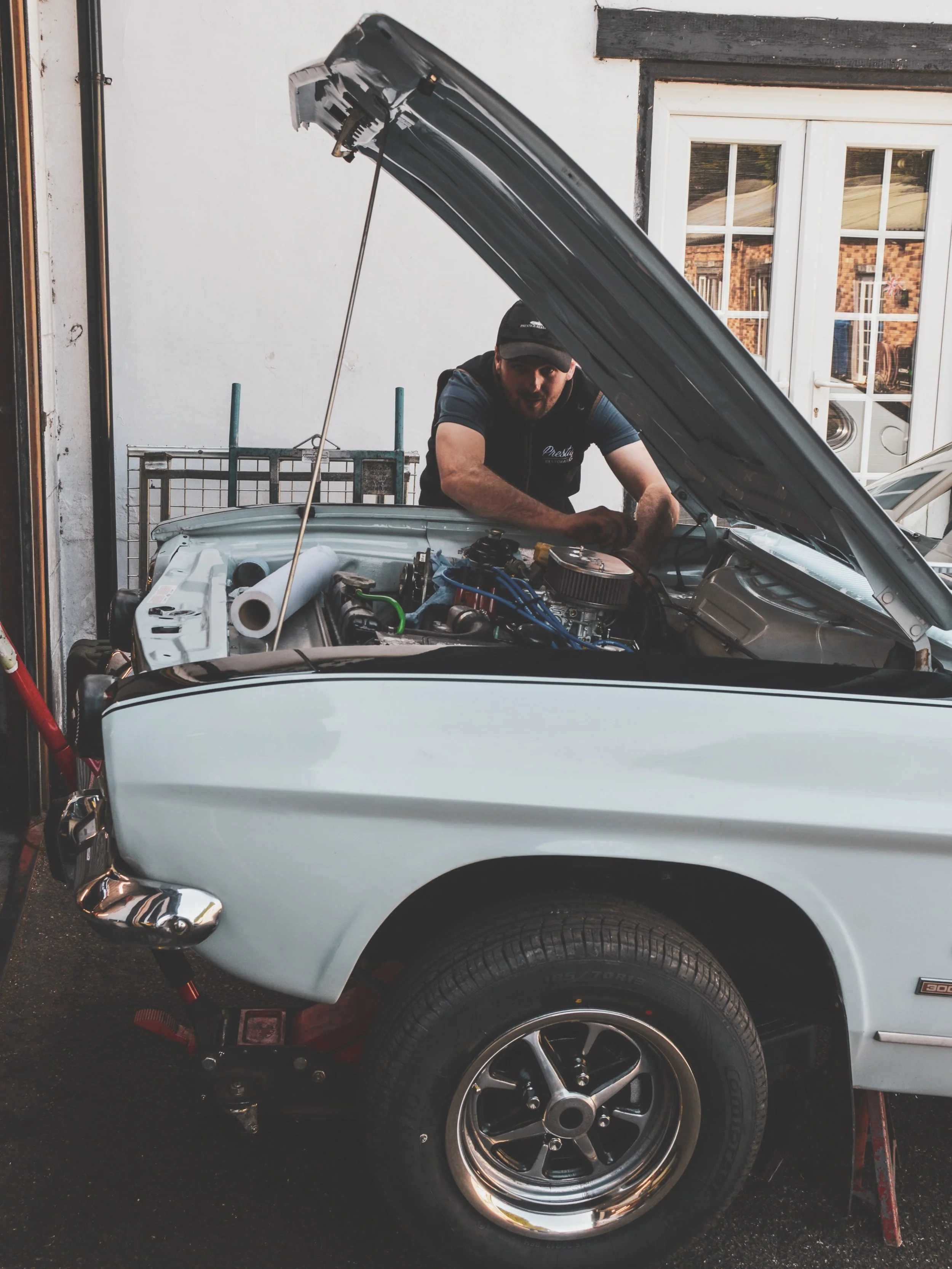 When someone pops in late afternoon on a 33-degree day and says, &ldquo;Help, I need a new brake line! I have an event tonight!&rdquo; &mdash; you can&rsquo;t say no.

#PrestigeSummerService #FordCapri #ClassicFord #FamilyBusiness