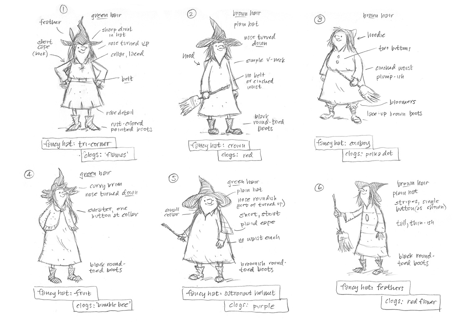 Character designs / It's Raining Bats & Frogs Feiwel & Friends, Macmillan Publishing (2015)