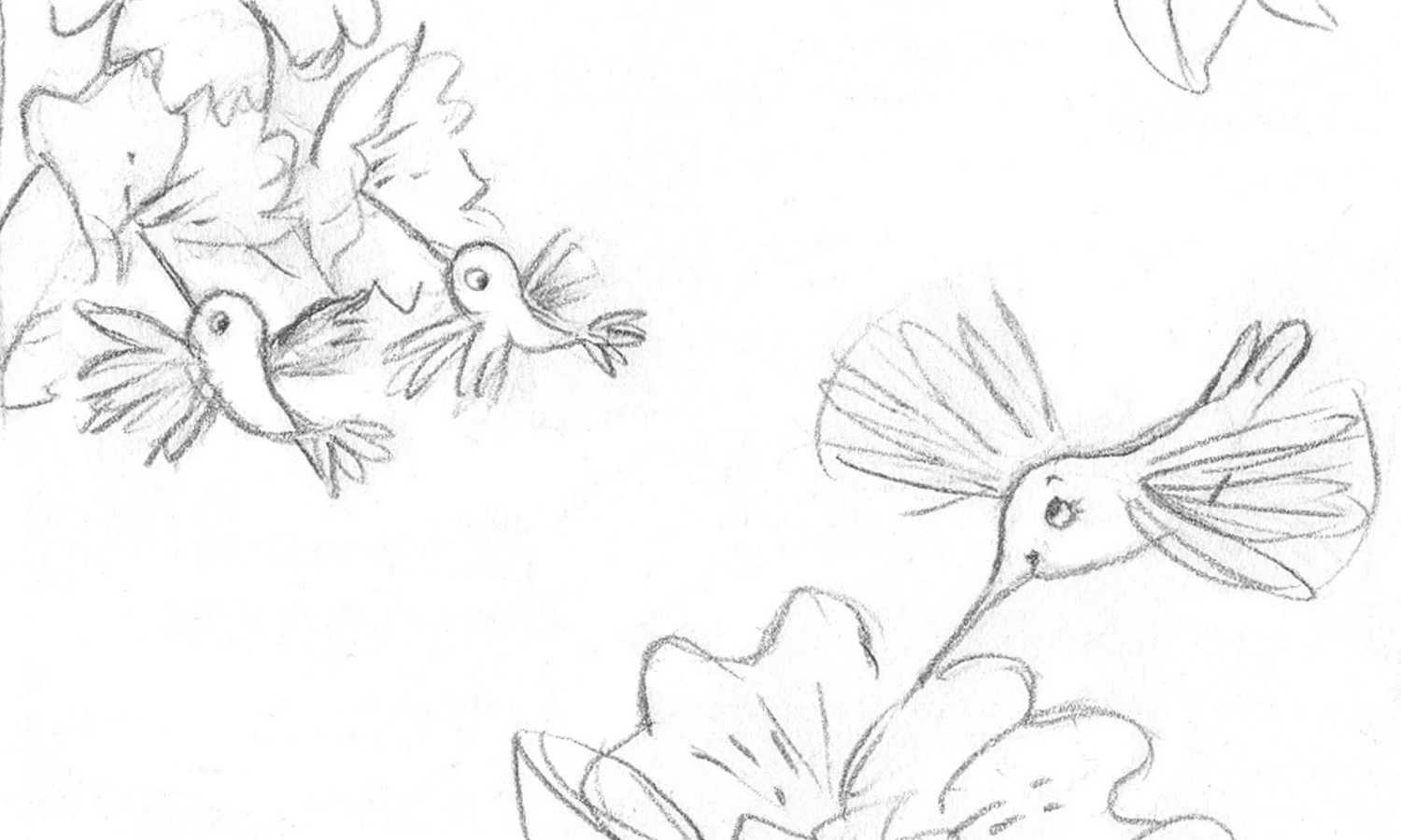 Concept sketch / All Kinds Of Kisses Feiwel & Friends / Macmillan Publishing (2015)