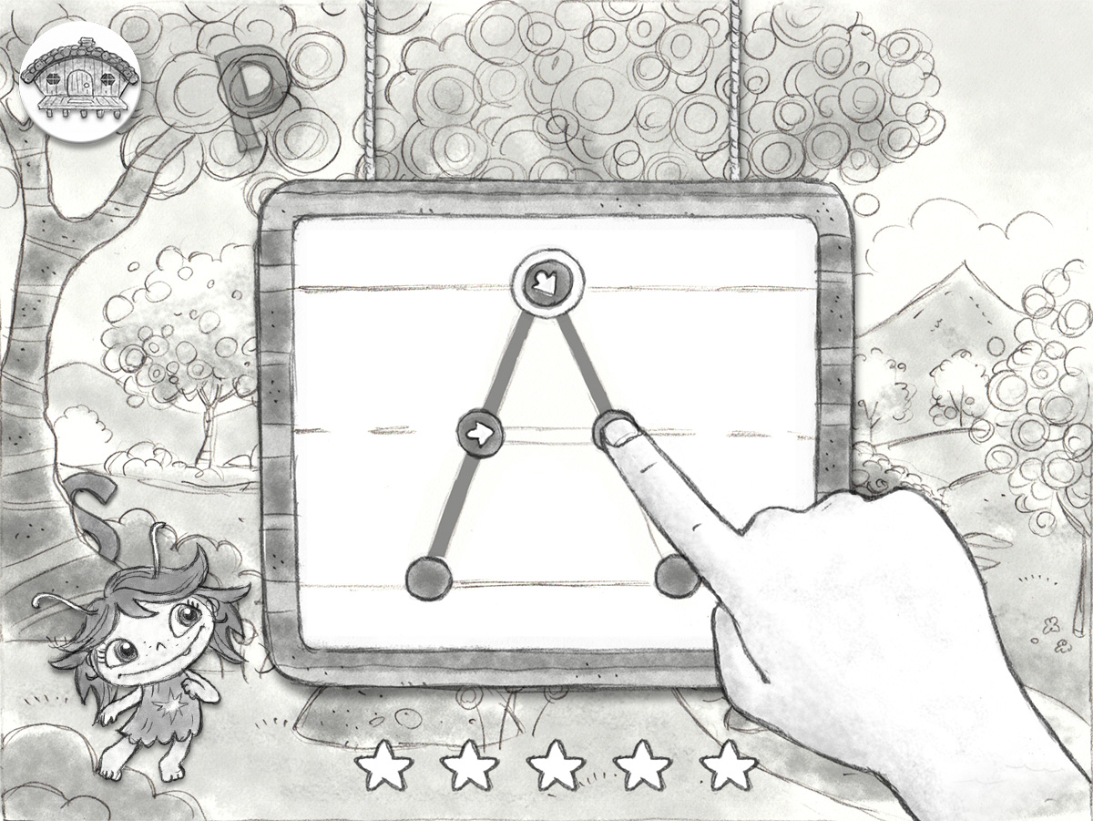 Concept sketch / Game proposal Agency: Smashing Ideas Client: Nick Jr. (2013)