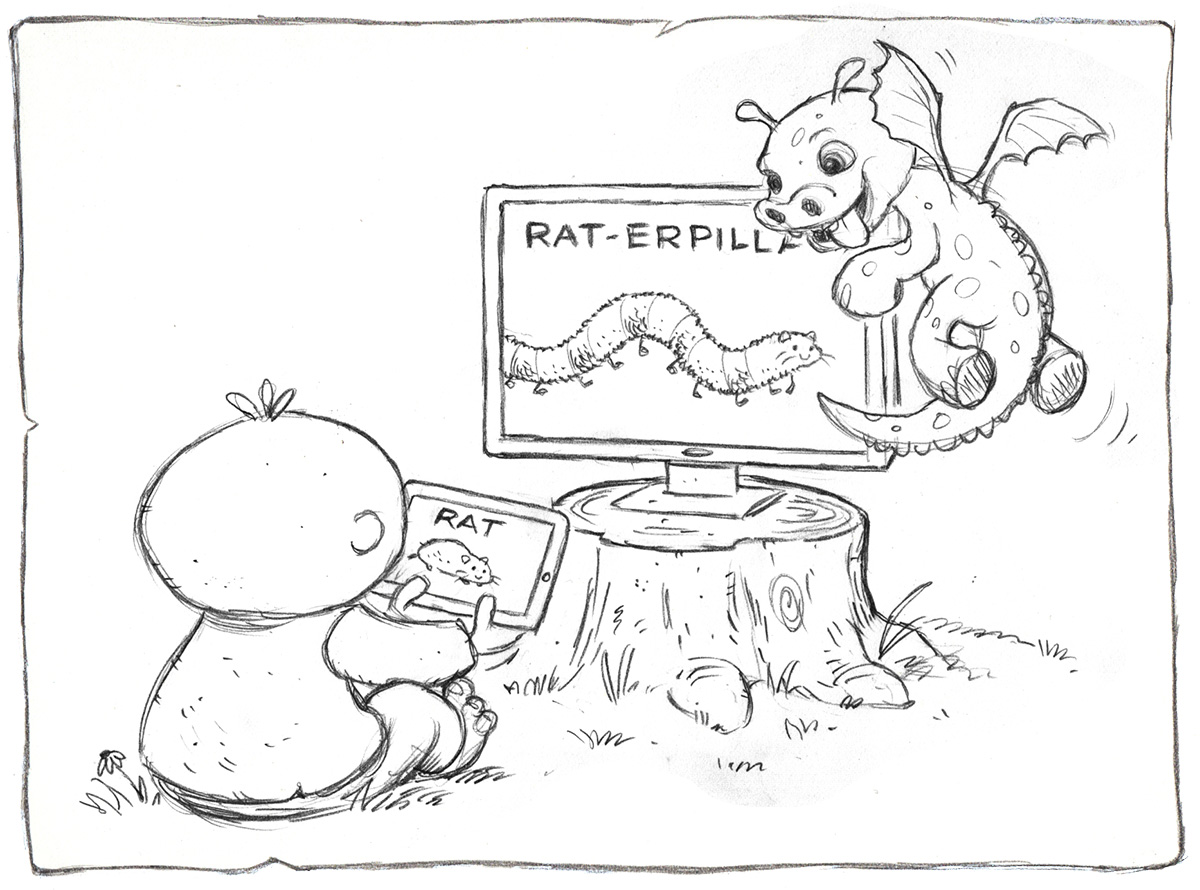 Concept sketch / Game proposal Agency: Smashing Ideas Client: Nick Jr. (2013)