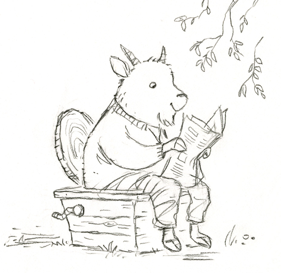 Concept sketch Unpublished story pitch (2016)