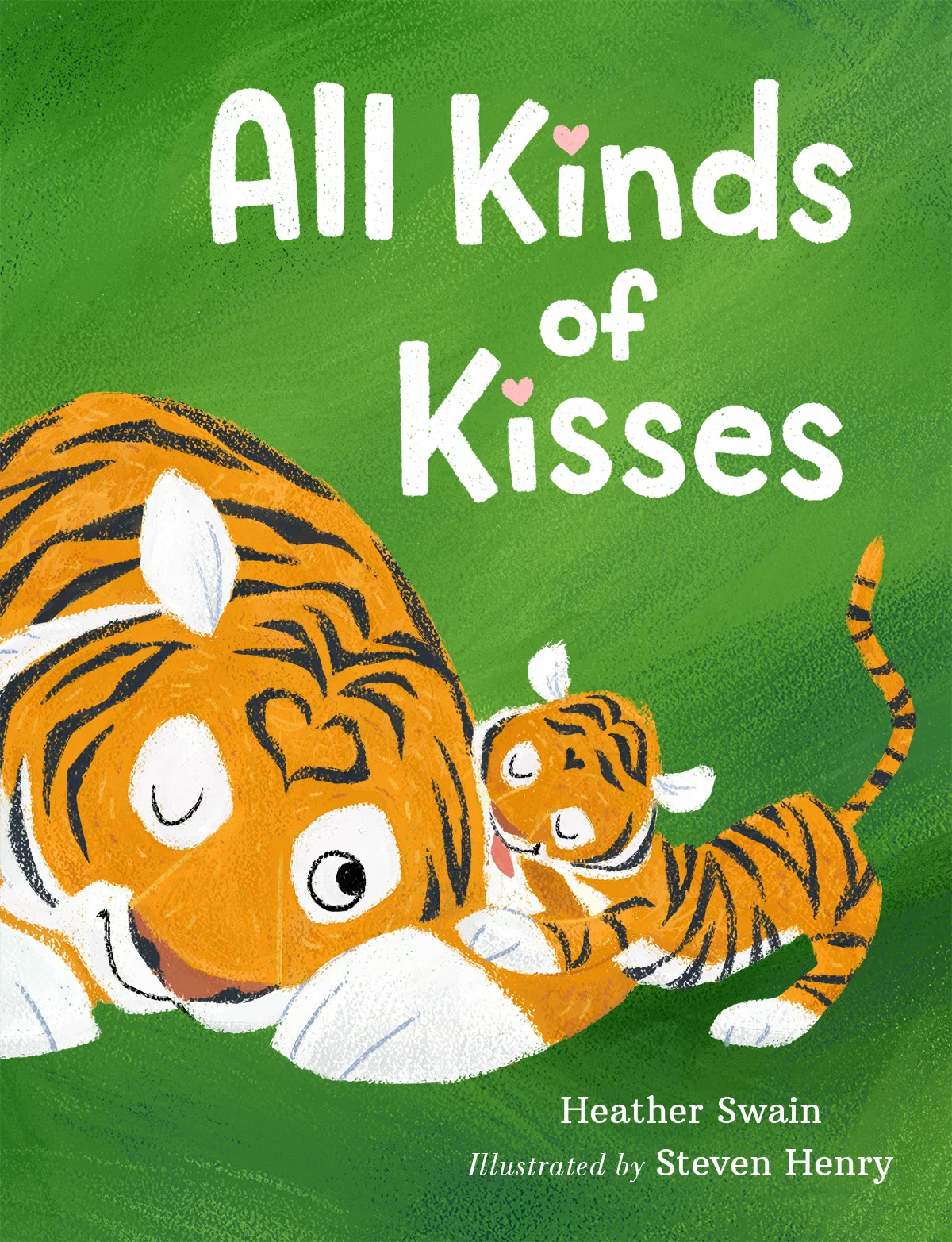 All Kinds Of Kisses cover Hand-drawn title Publisher: Feiwel & Friends / Macmillan (2016)