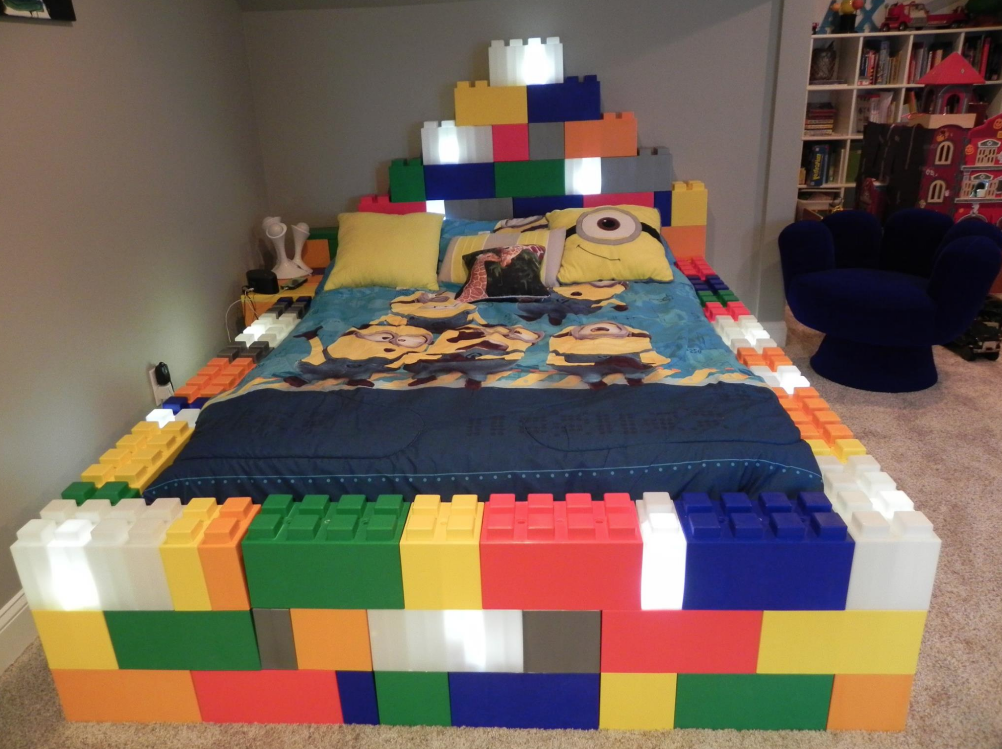 lego single bed frame