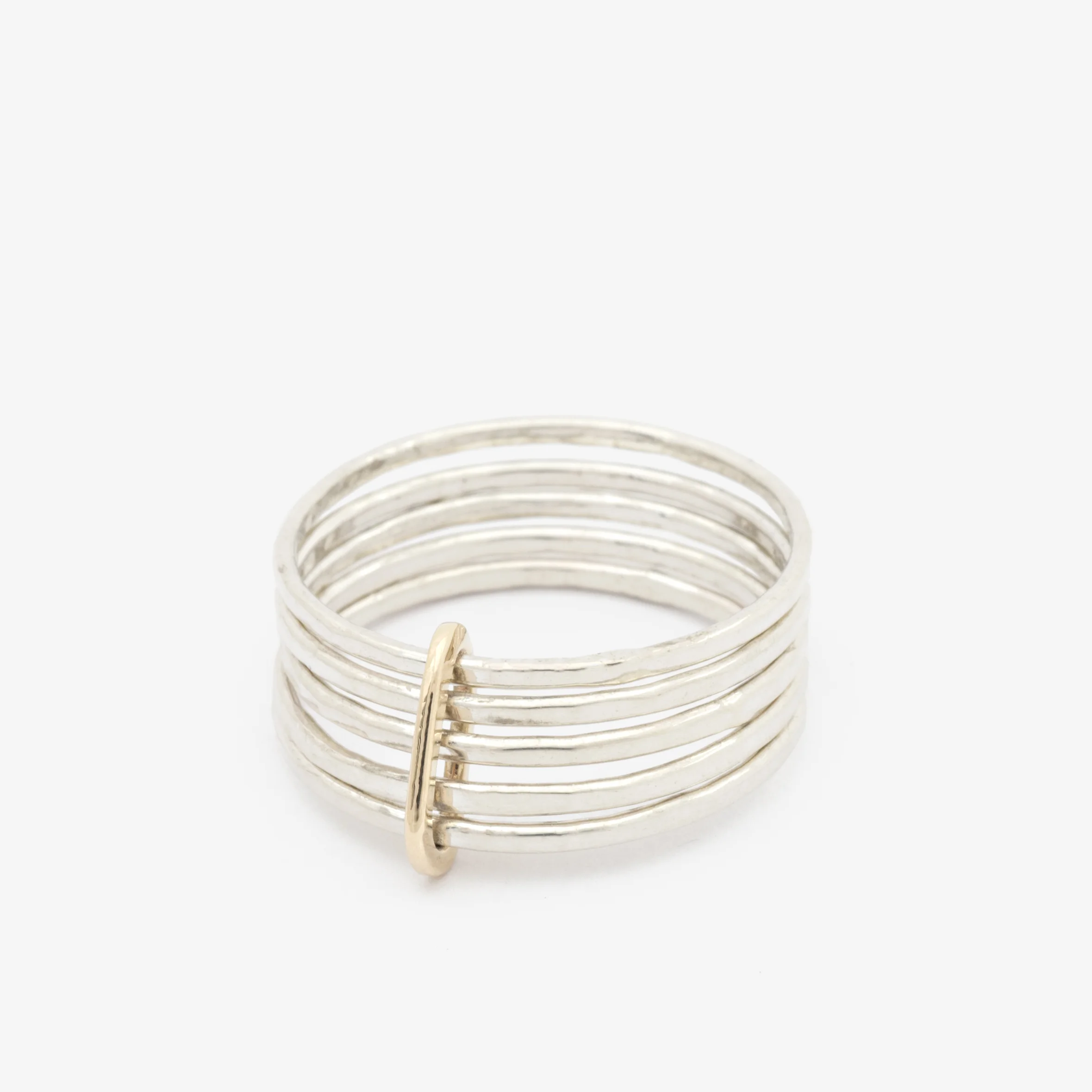 Bound Thin Rings - Sterling Silver and 14k Gold - Jack and G (2).jpg