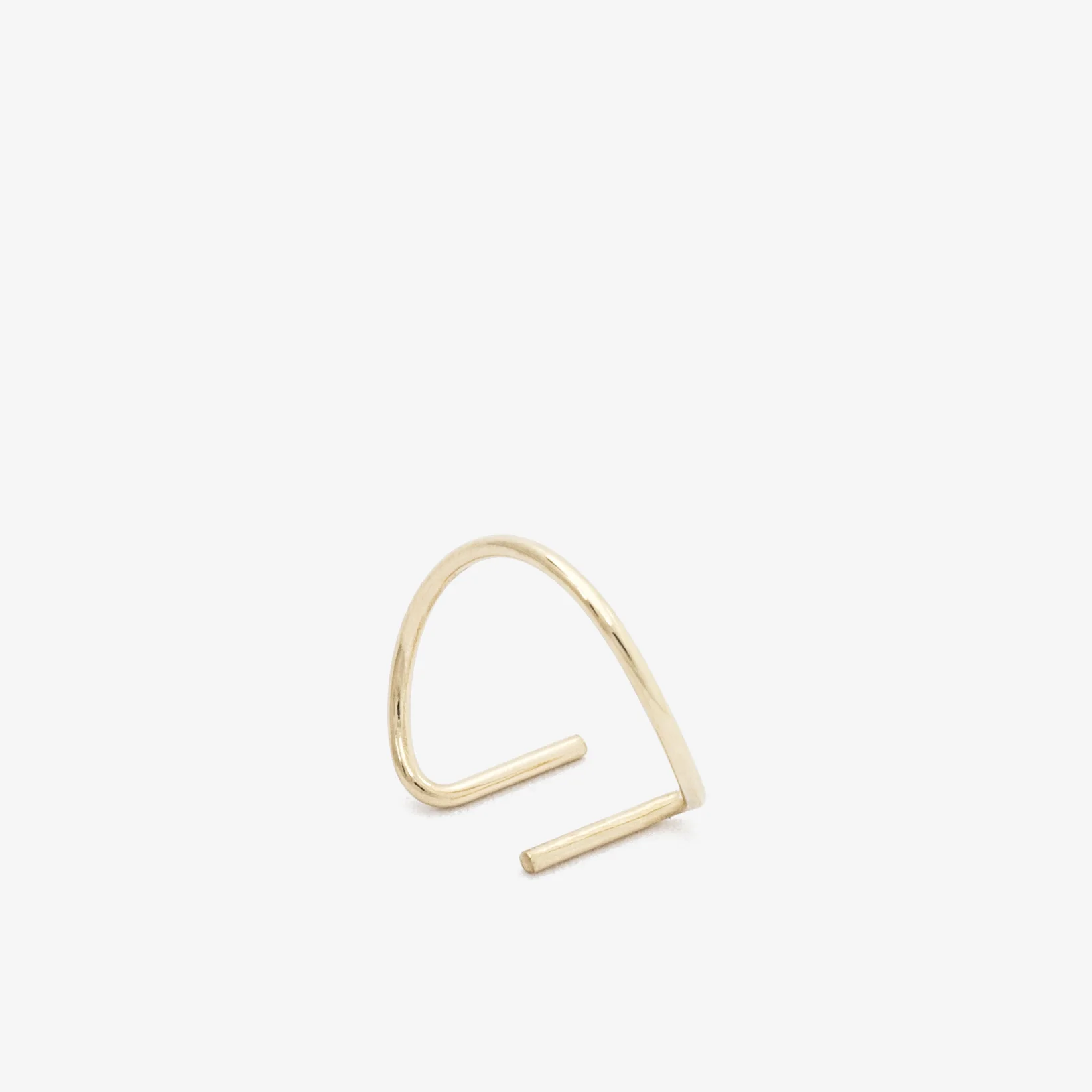 Loopdie Twisty - 14k Gold Single Earring - Jack and G.jpg