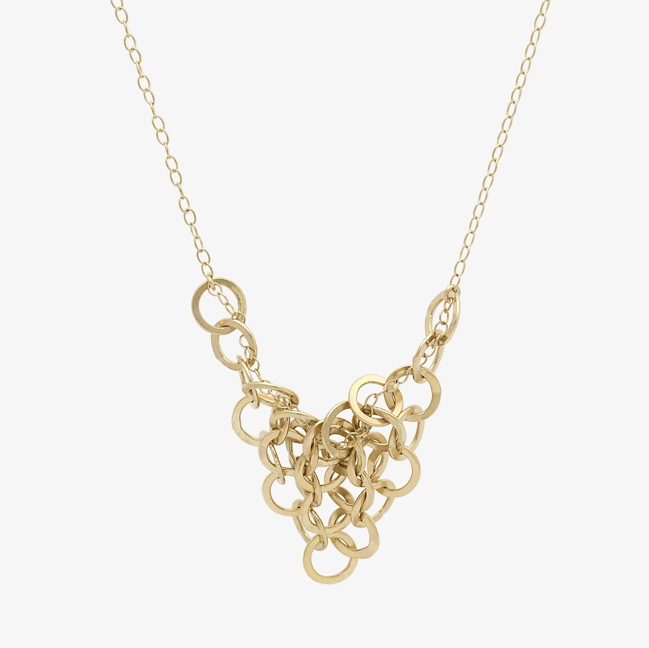 Chainmail Necklace - 14k Yellow - front - Jack and G.jpg