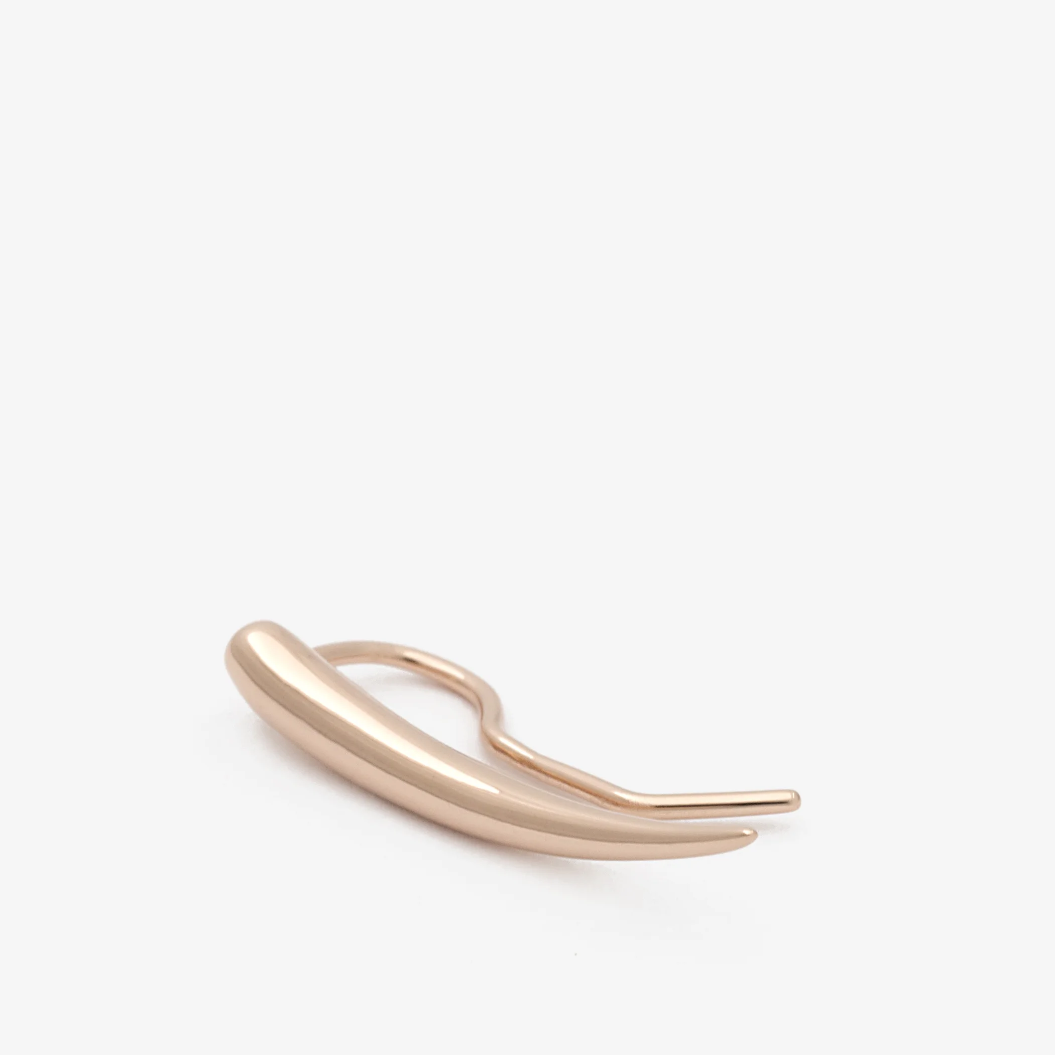 Talon Earring Small 14k Rose Gold - Side.jpg