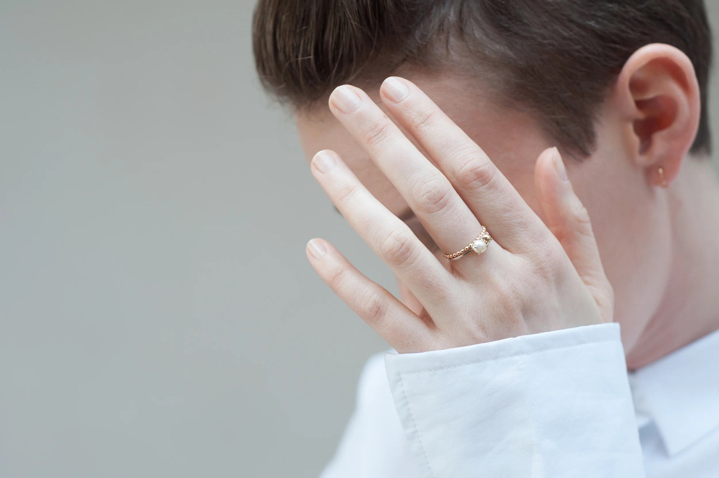 Beaded Ring - GP Ring - Huggie