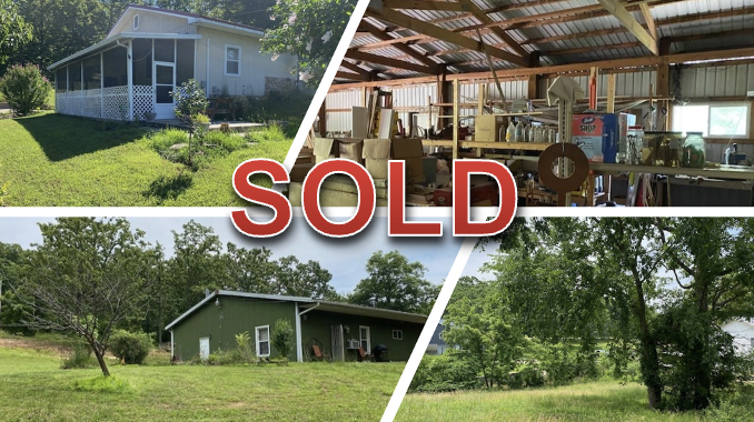 Lake Home w/ 11 Acres &amp; Lakefront Lot Auction