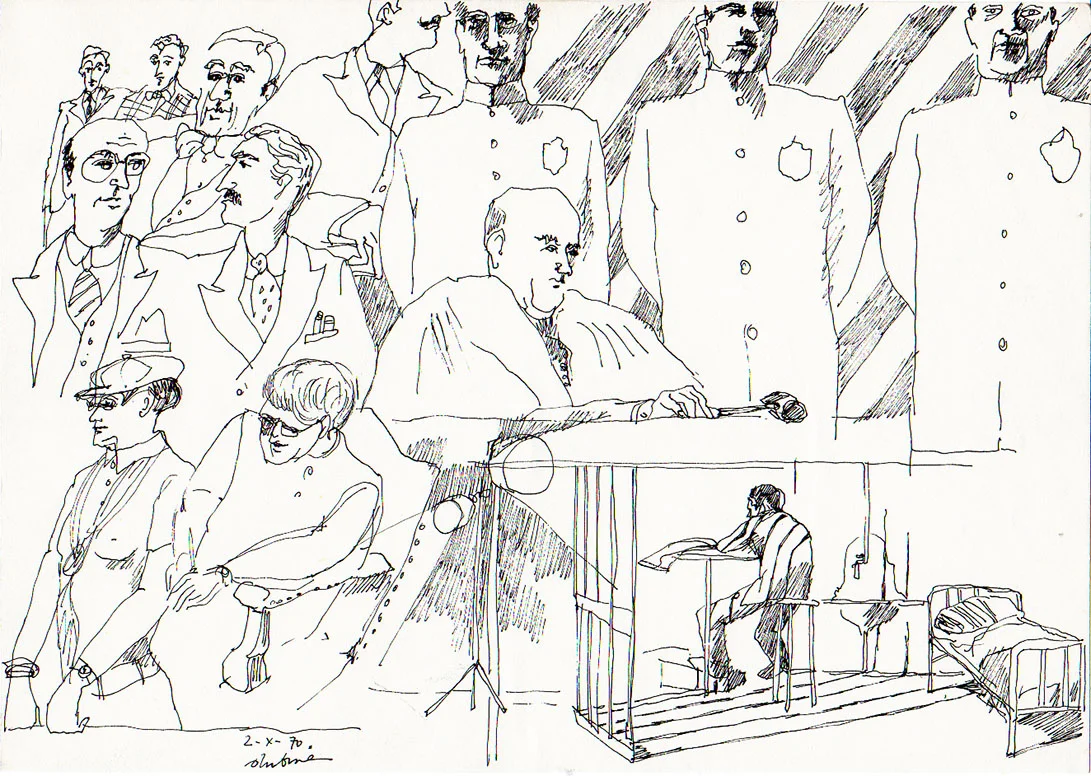 Sacco in Court Montage