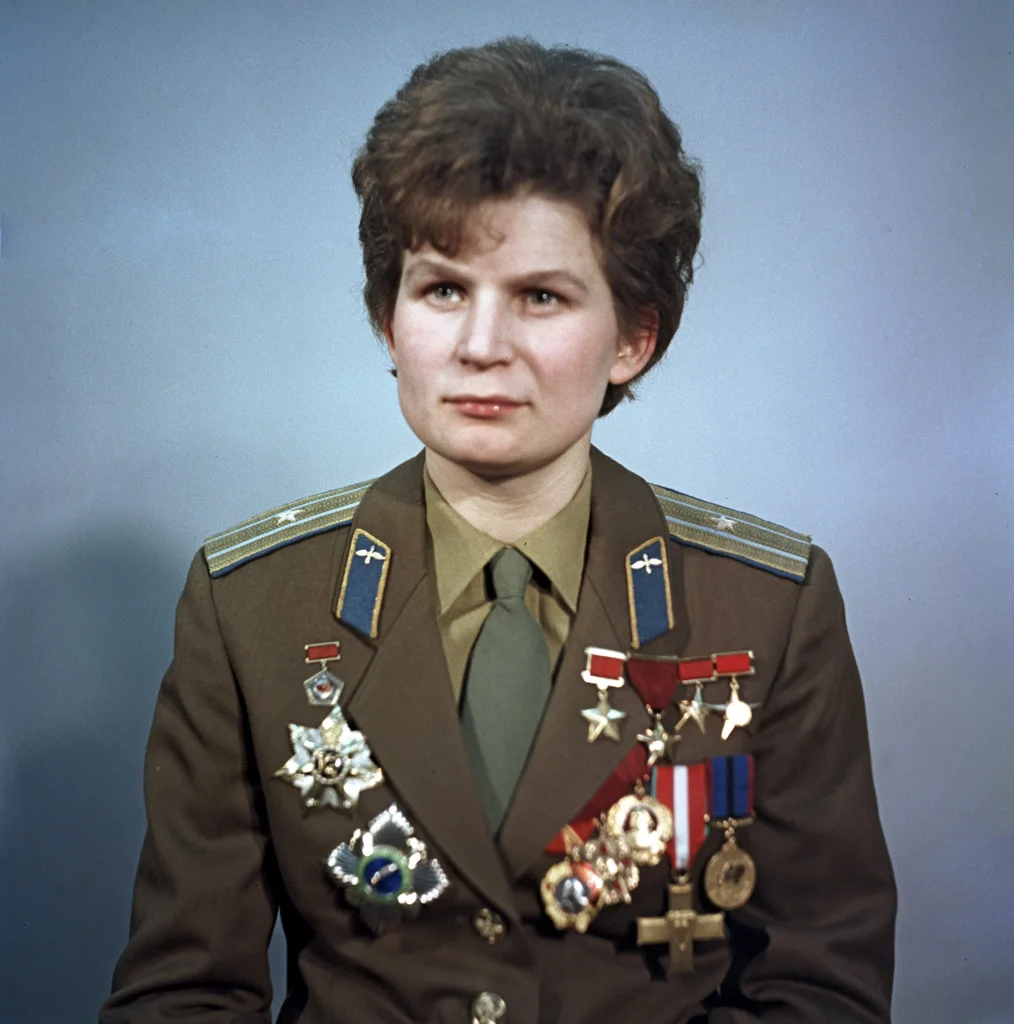 Russian cosmonaut Valentina Tereshkova was the first woman to fly in space! In 1963, she orbited the earth once every 88 minutes by operating her spacecraft manually. (photo: RIA Novosti archive)