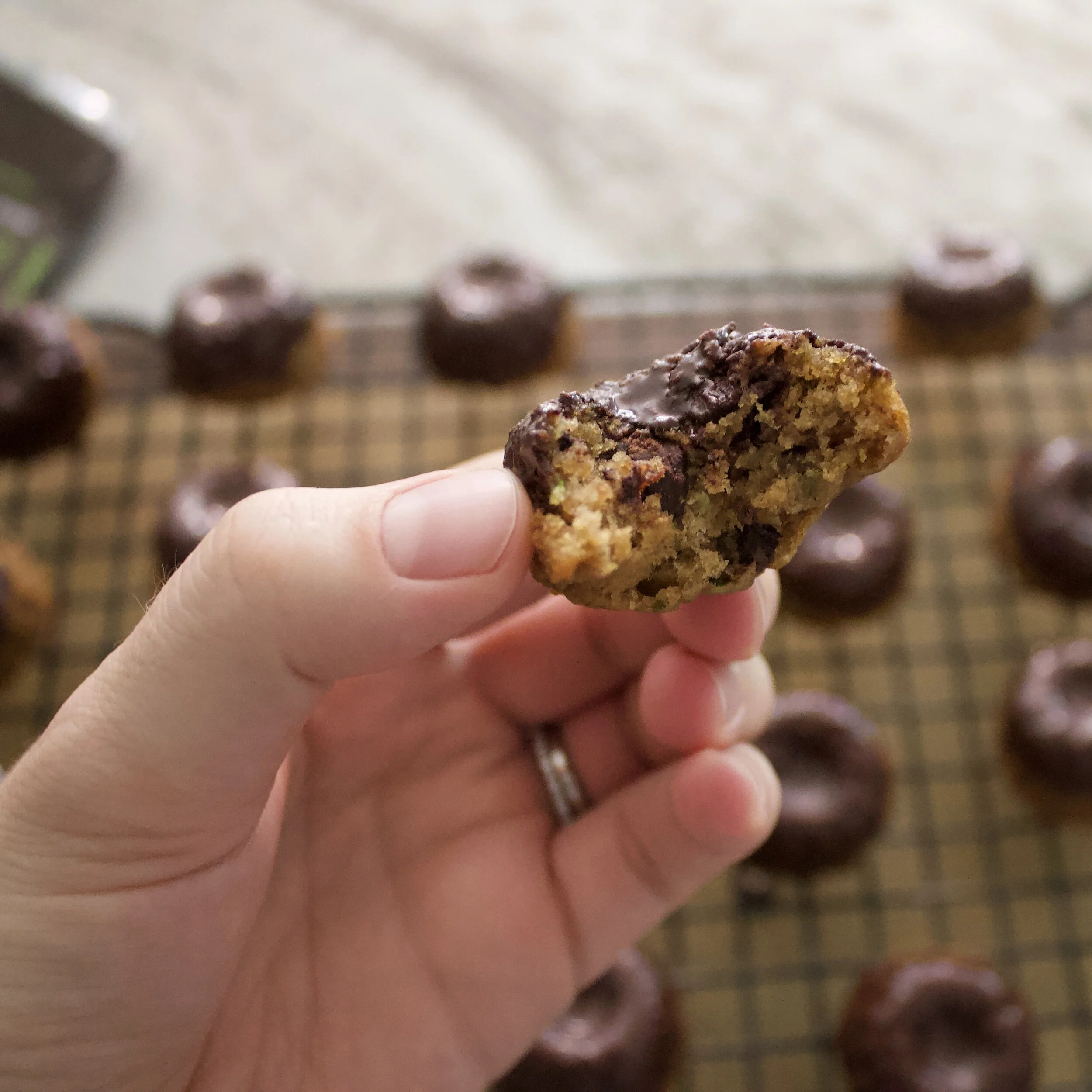 Zucchini Banana Cakes