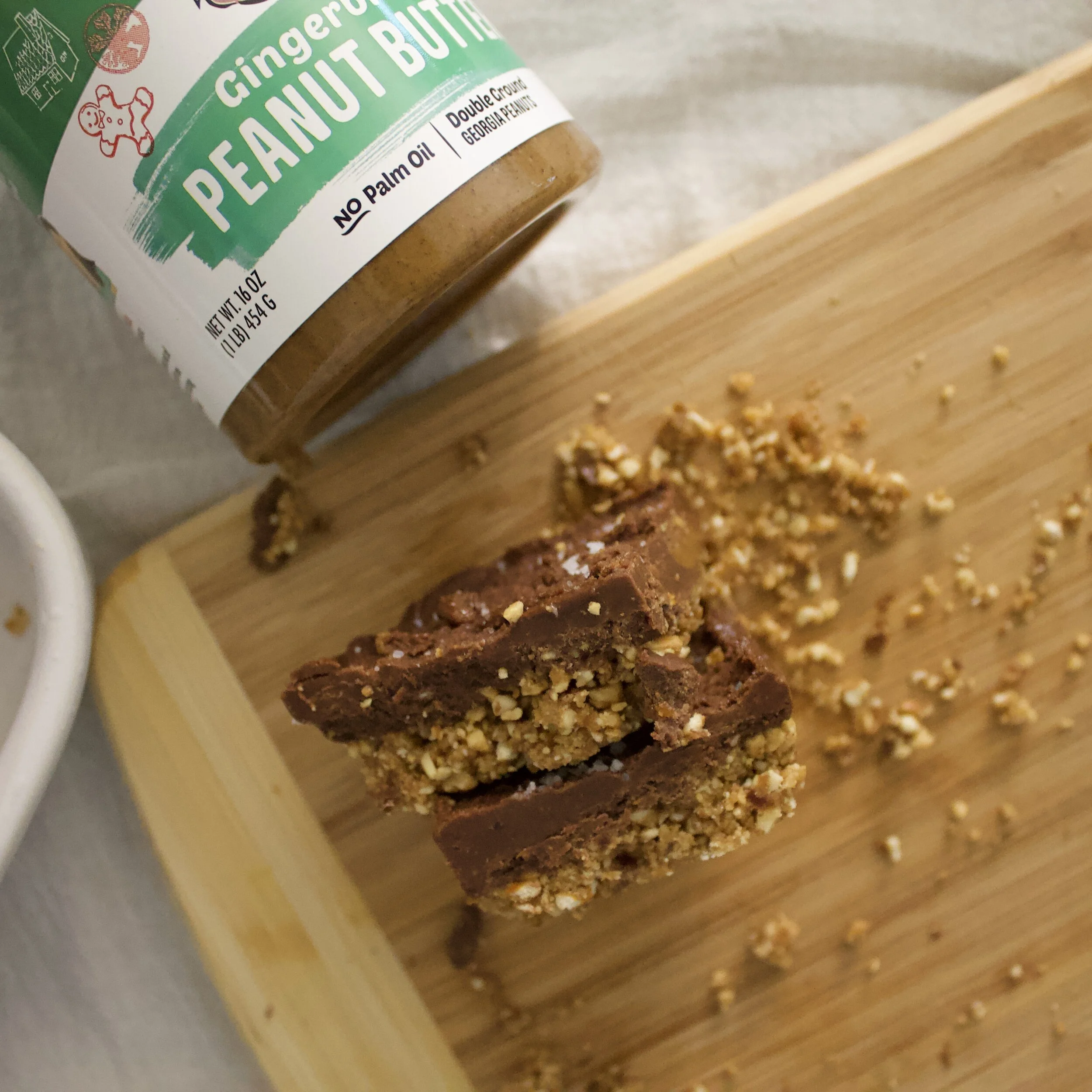 Salty Crust Peanut Butter Fudge