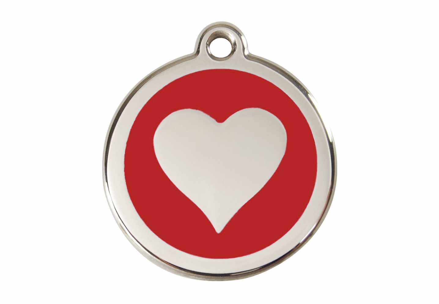 Red Dingo Heart Pet ID Tag | $15