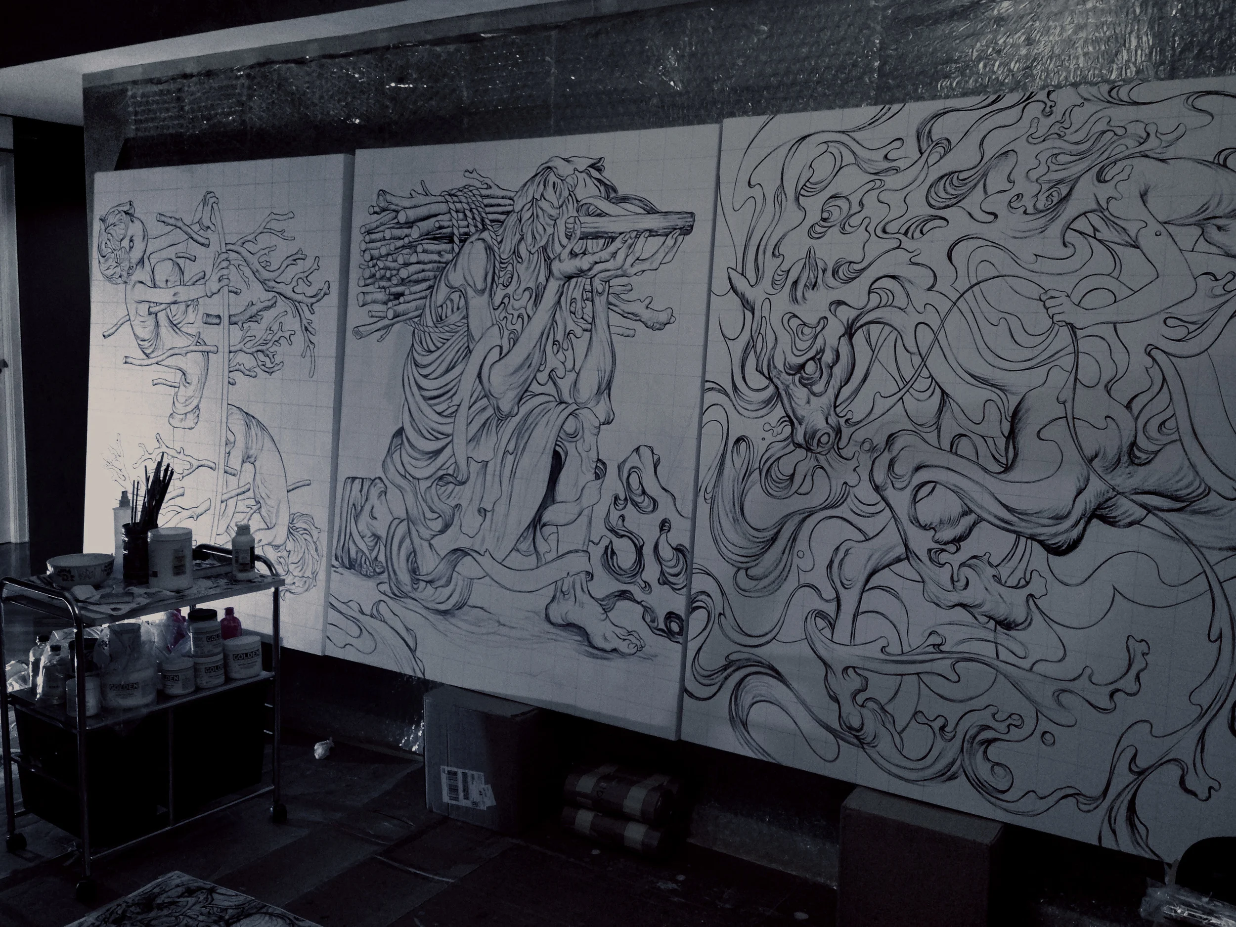 James Jean ジェームス ジーン『Vapor』版画と本 89/200 James Jean ジェームス ジーン『Vapor』版画と本 89/200