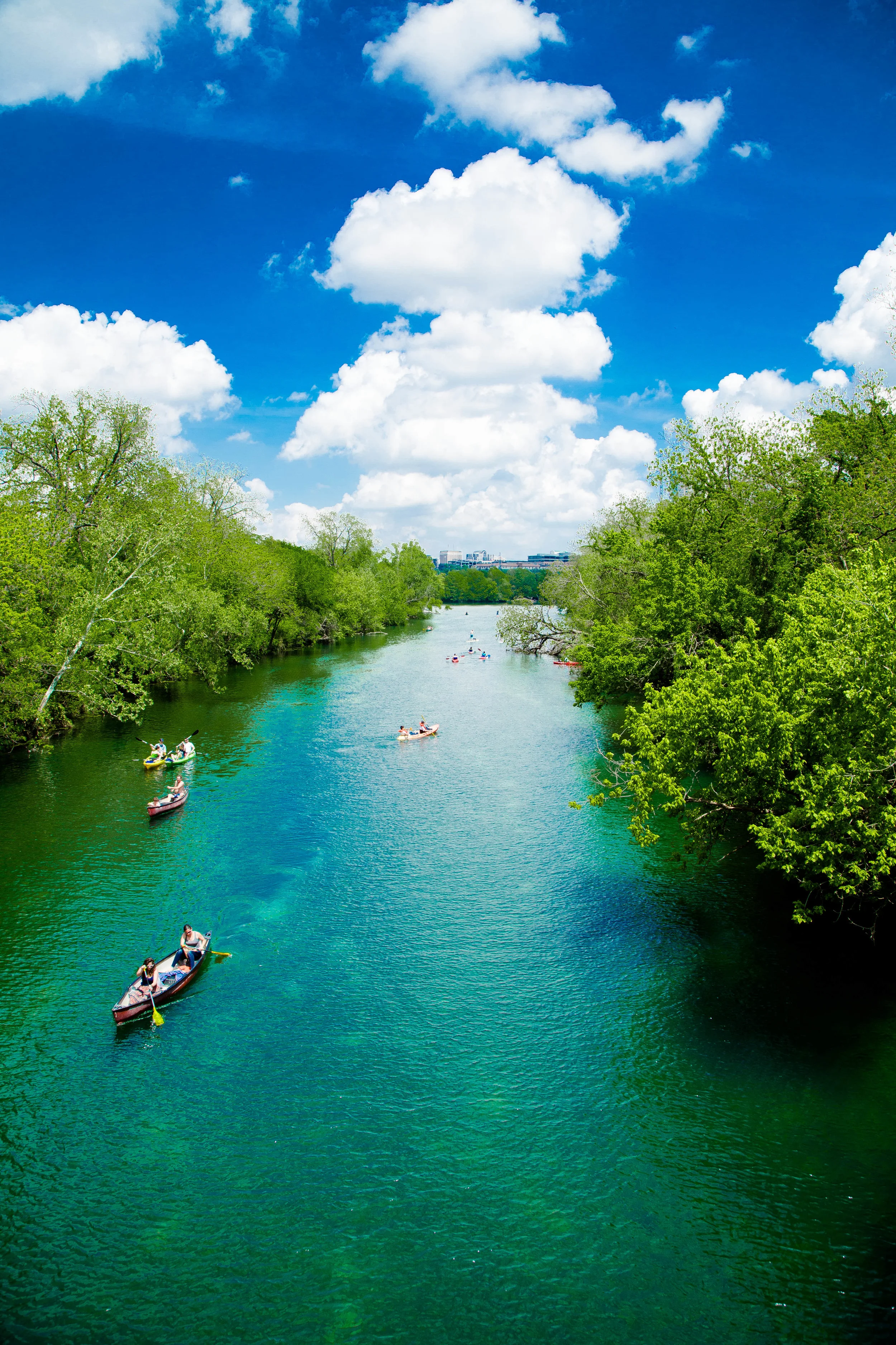 Canoers in the Canal