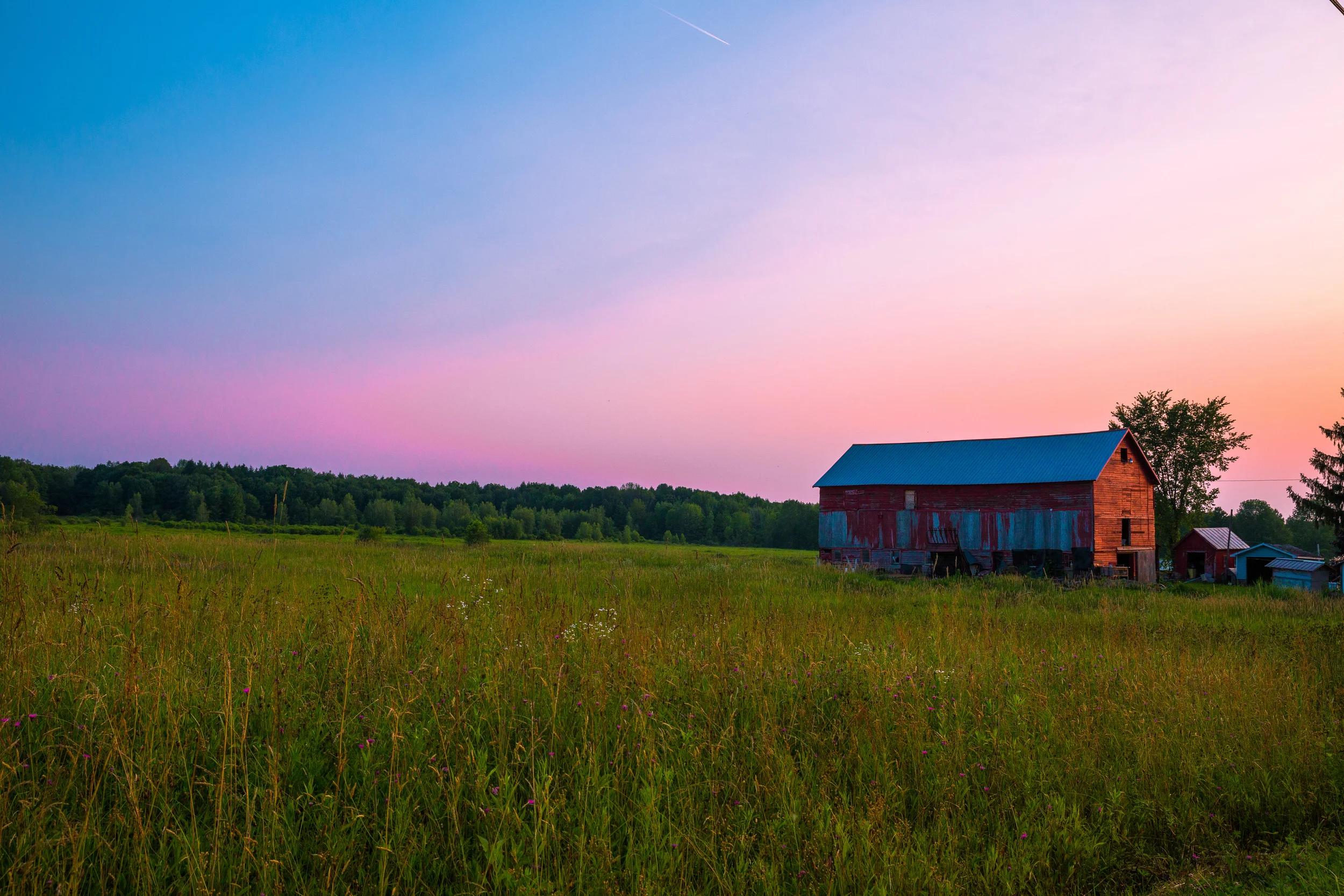 Red Barn at Amish Farm, Holland Patent, NY