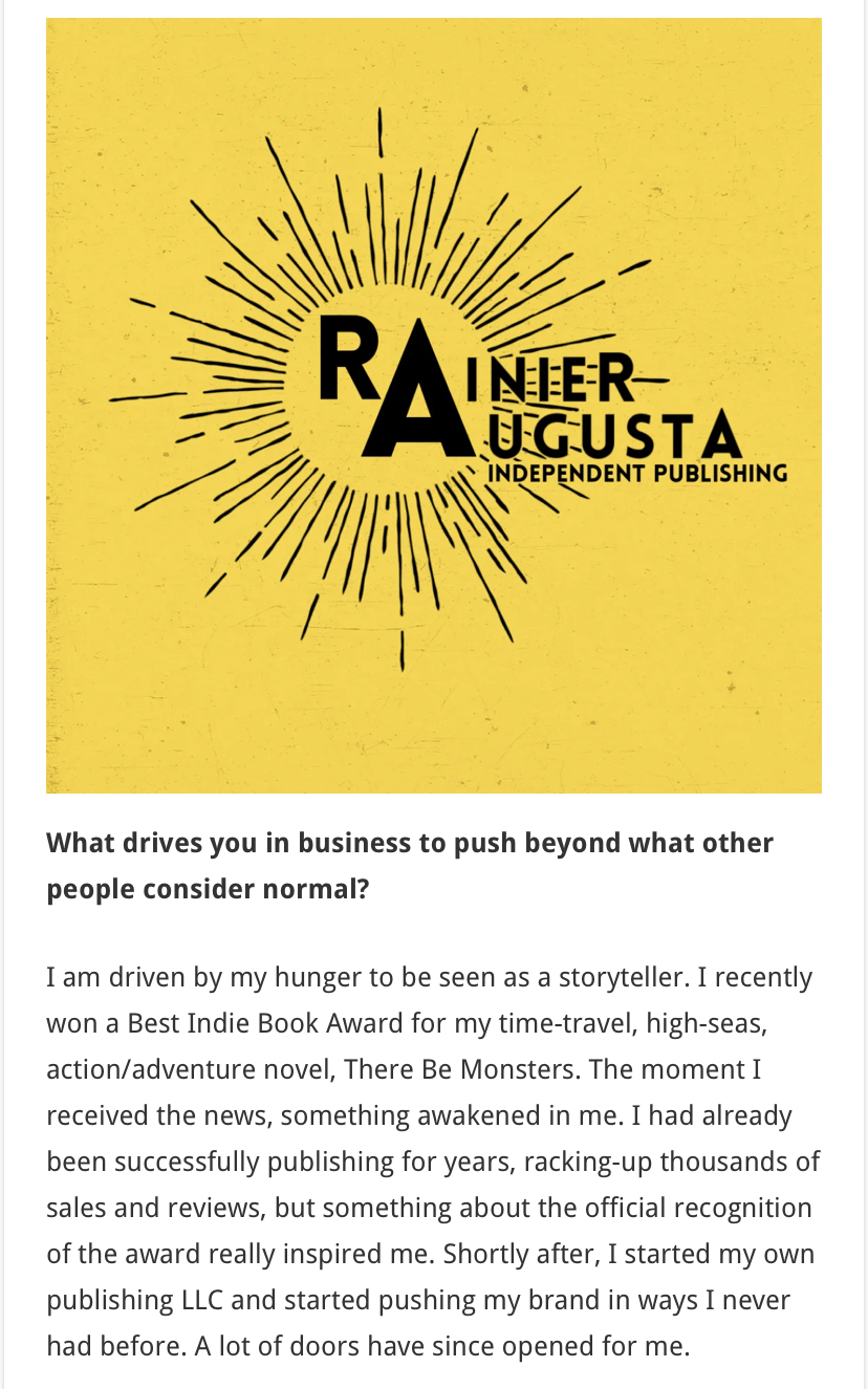 Dylan Quarles - Founder & CEO Rainier Augusta Independent Publishing LLC. - EnterpriseZone.cc 3.png