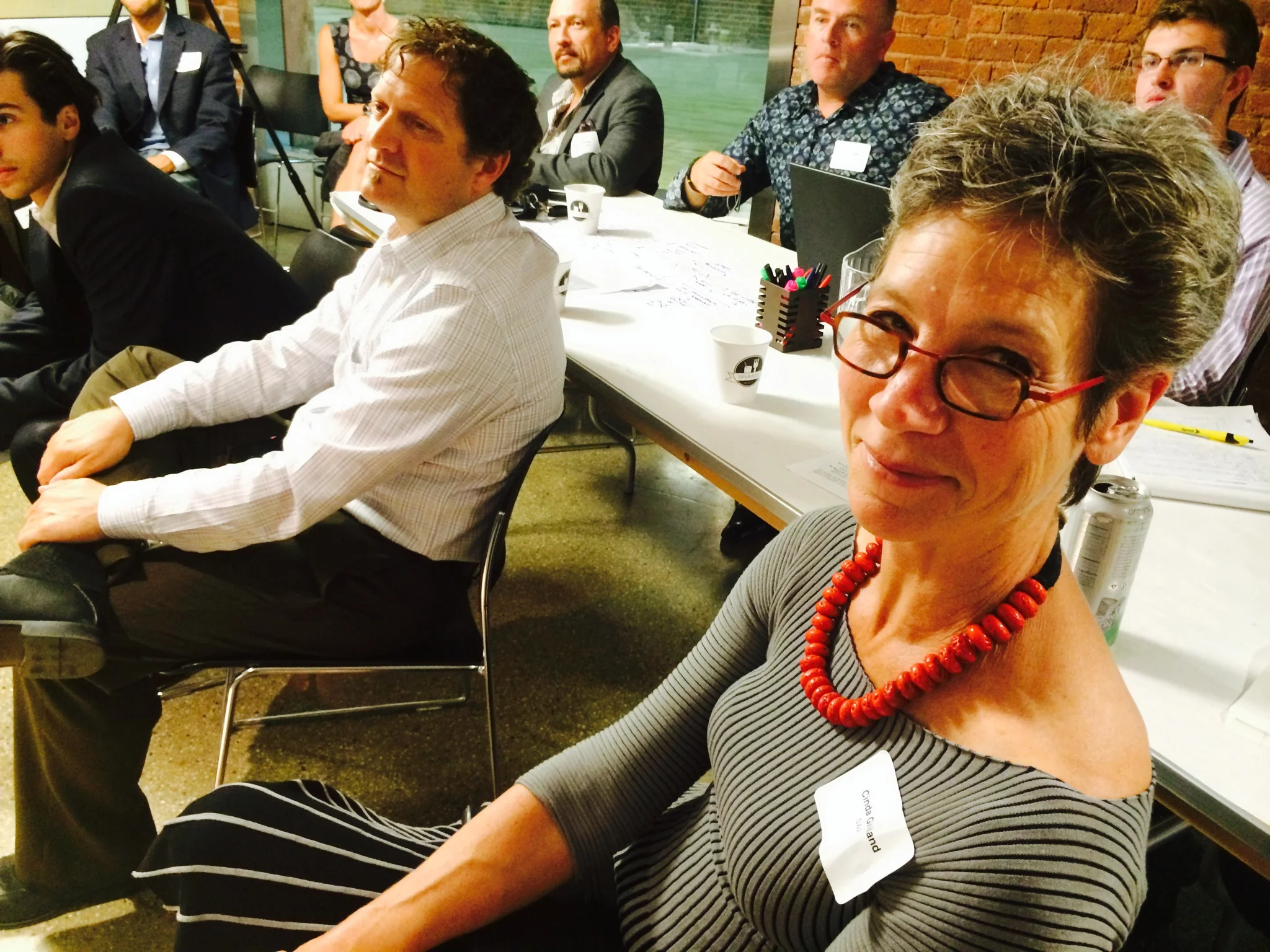 Photo: Angela Eaton Cinda Gilliland of SWA led innovations discussions on Qinhuangdao, China. Forum participants also considered resilience strategies for New Orleans, USA; San Juan, Puerto Rico; New York USA; Silicon Valley, USA and Bangalore, India.
