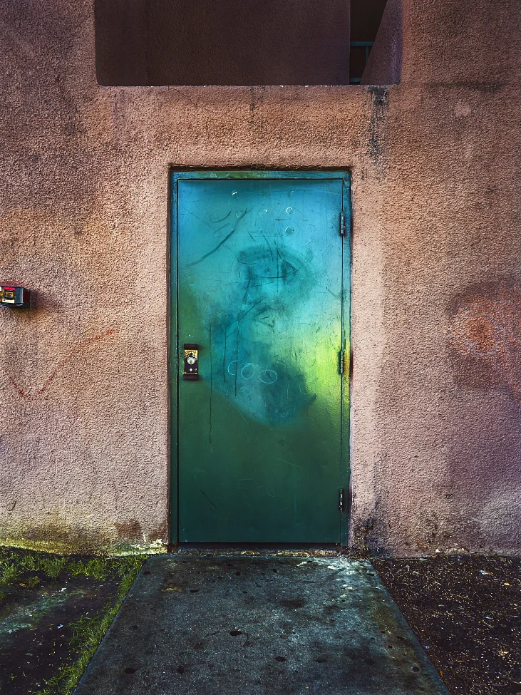 |#40| Celedon Green As above, so below; what lays behind the grungy, green door, some will never know. As within, so without; always, full of doubt.