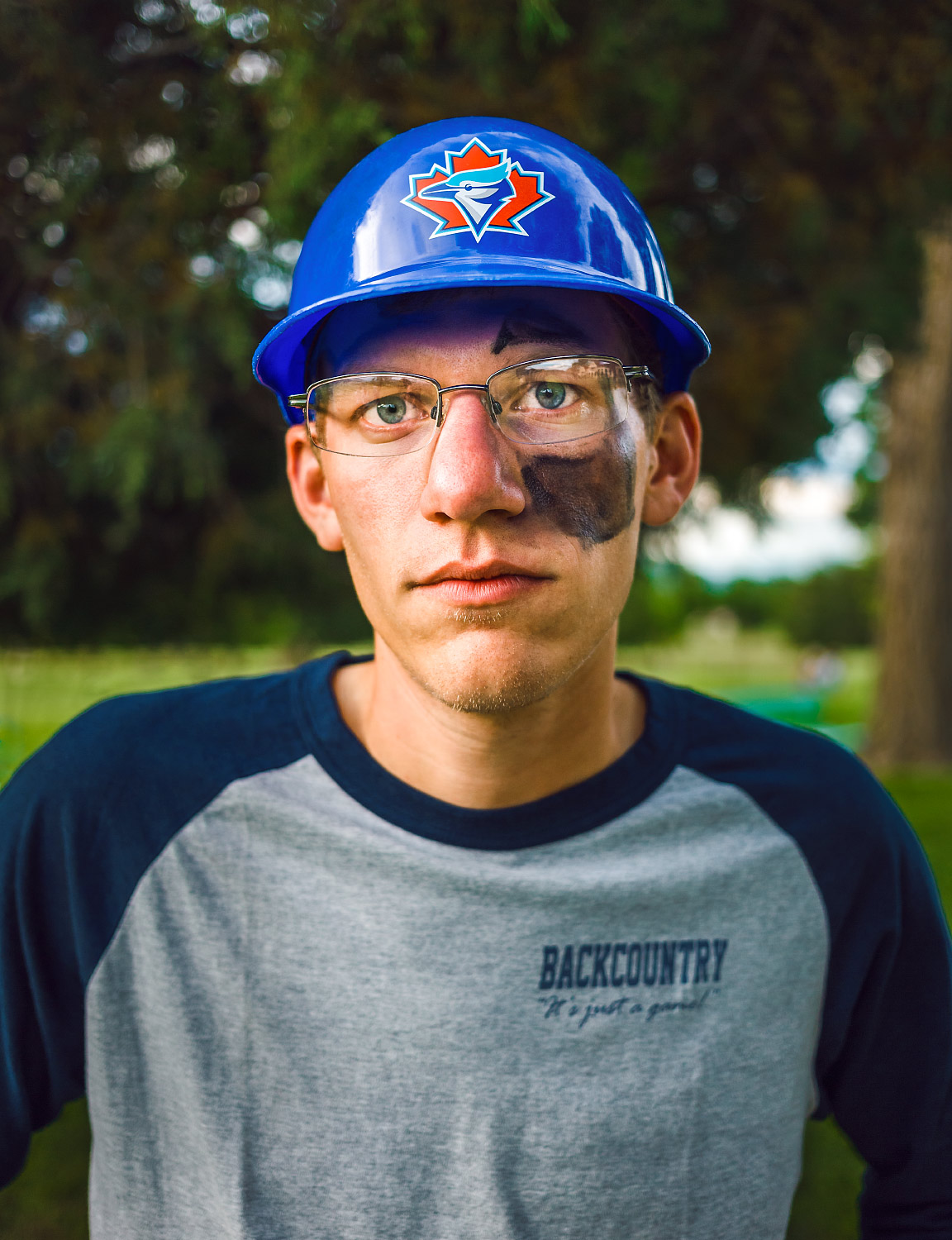 Jake Koch softball portrait Philmont