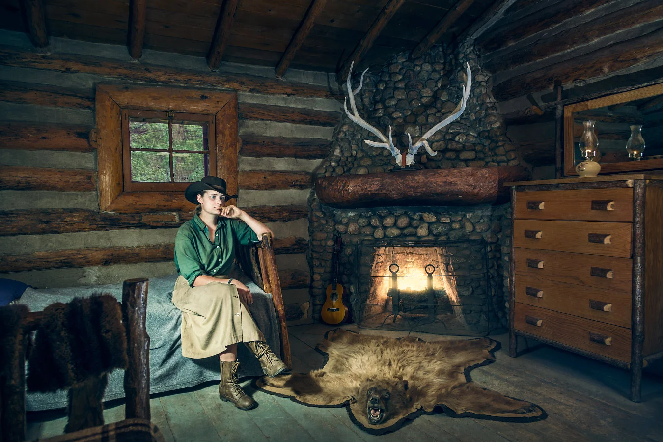 Sarah McMurphy, Homesteader, the Hunting Lodge, Philmont Scout Ranch Cimarron New Mexico