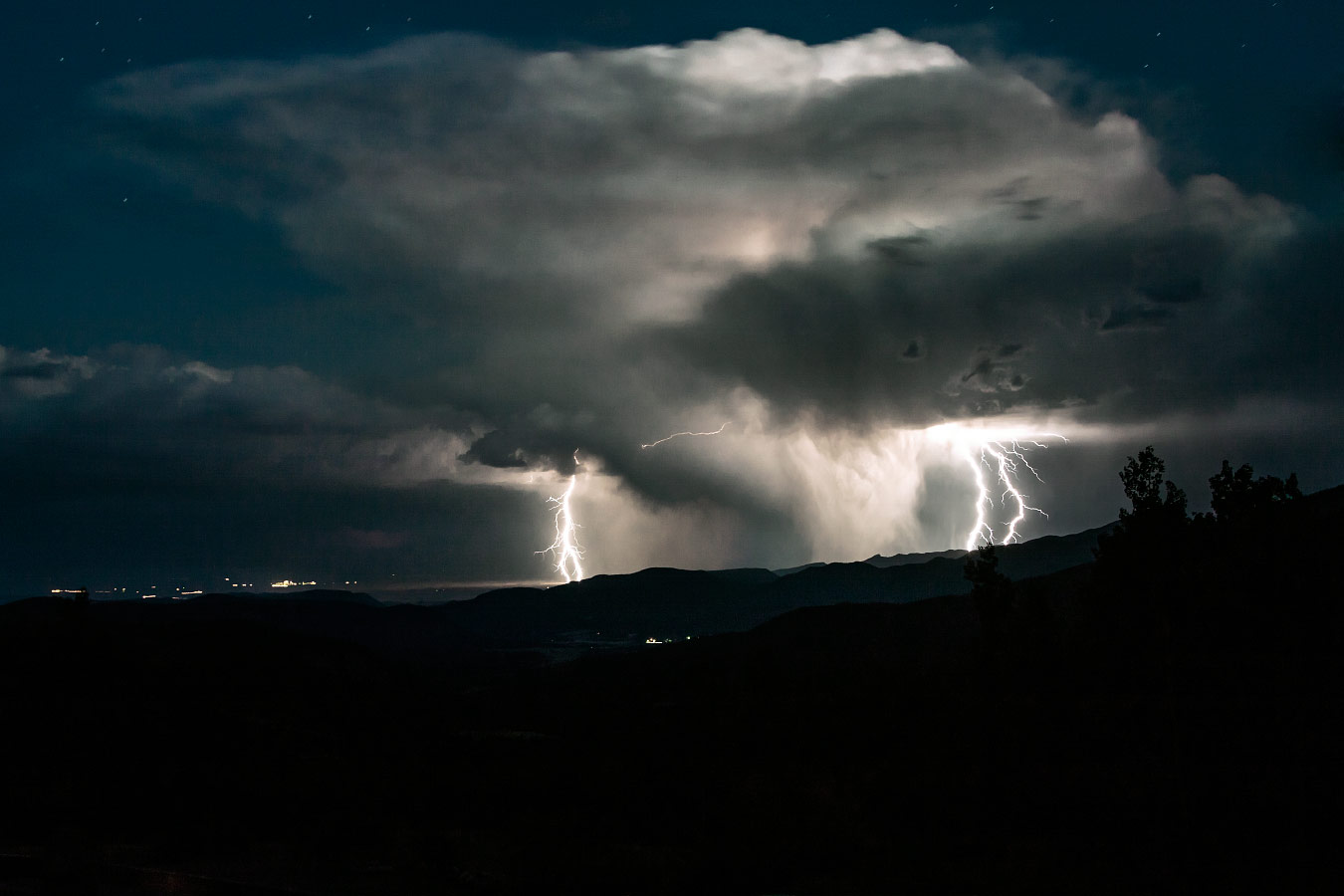 Lightening Storm, Baldy Town, Philmont Scout Ranch Cimarron New Mexico
