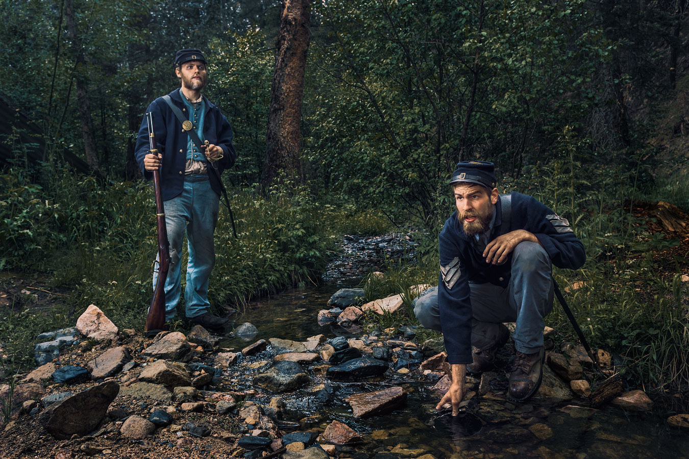 Corey Ciepela and Evan Withrow Soldiers Black Mountain Philmont Scout Ranch Cimarron New Mexico