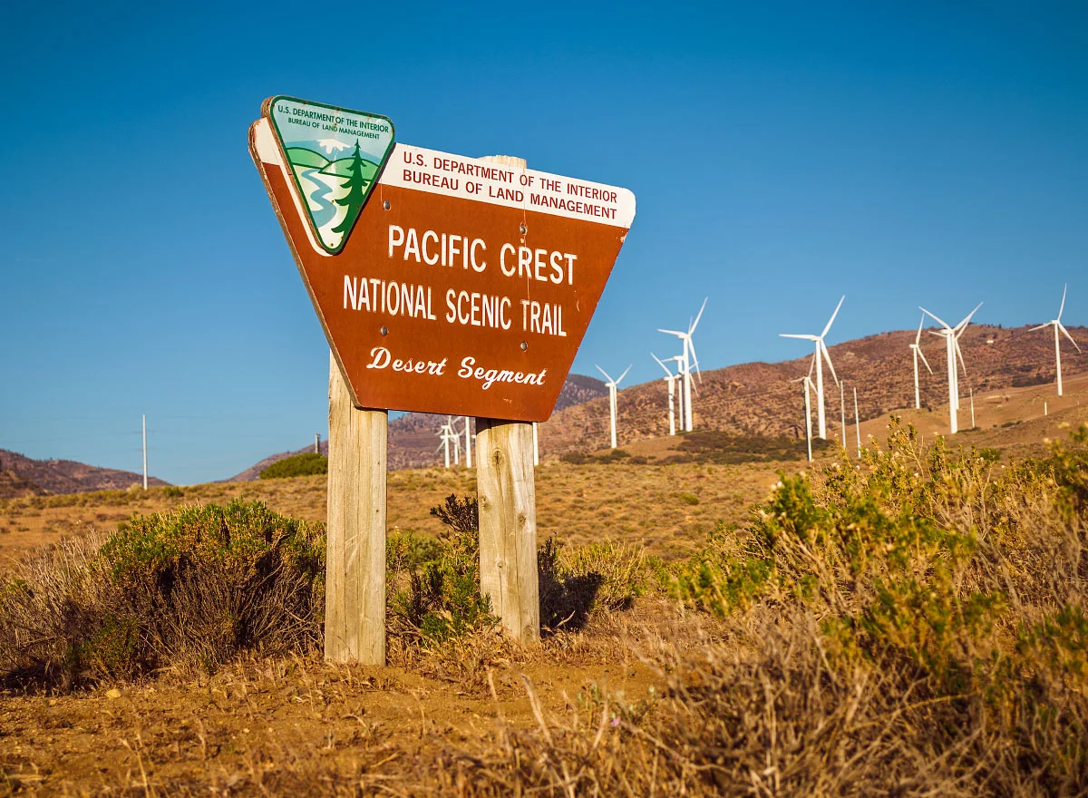 Desert signage, mile ~559.