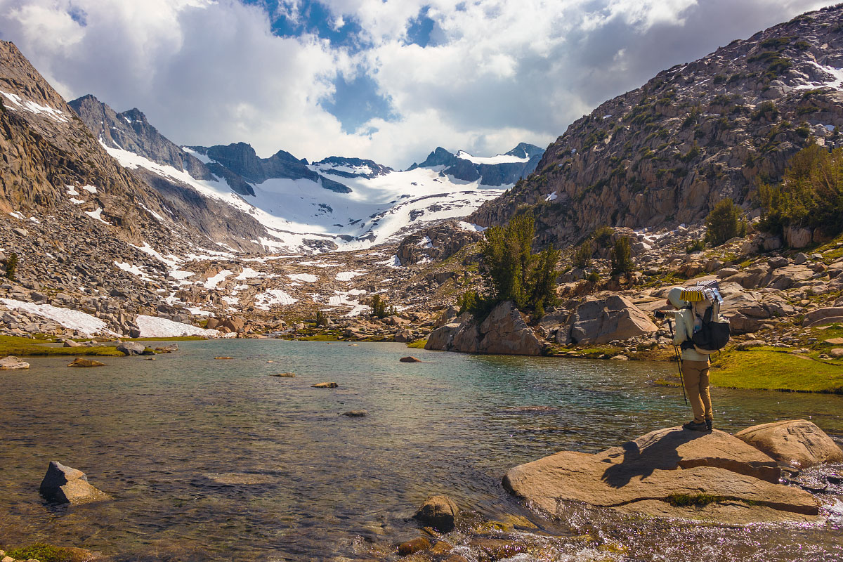 Donahue Pass, Lyell Fork, and Lyell Glacier, mile 930.5,