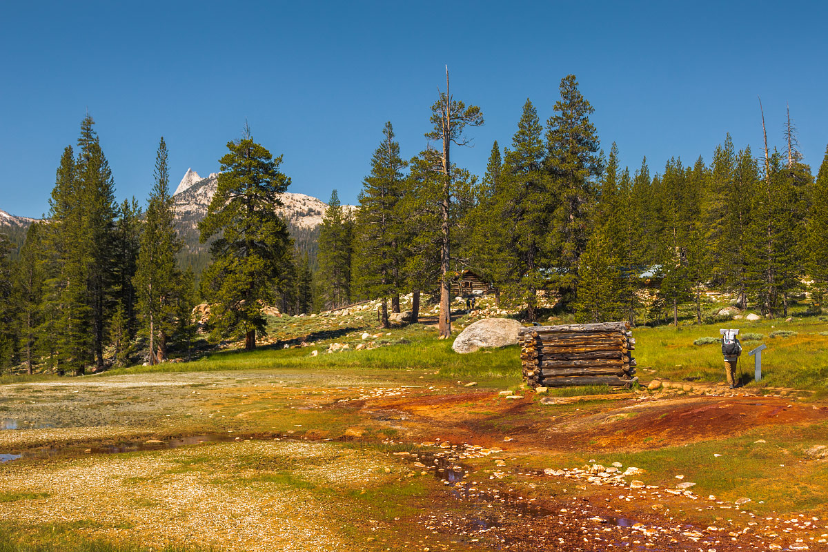 Cathedral Peak from Soda Springs.