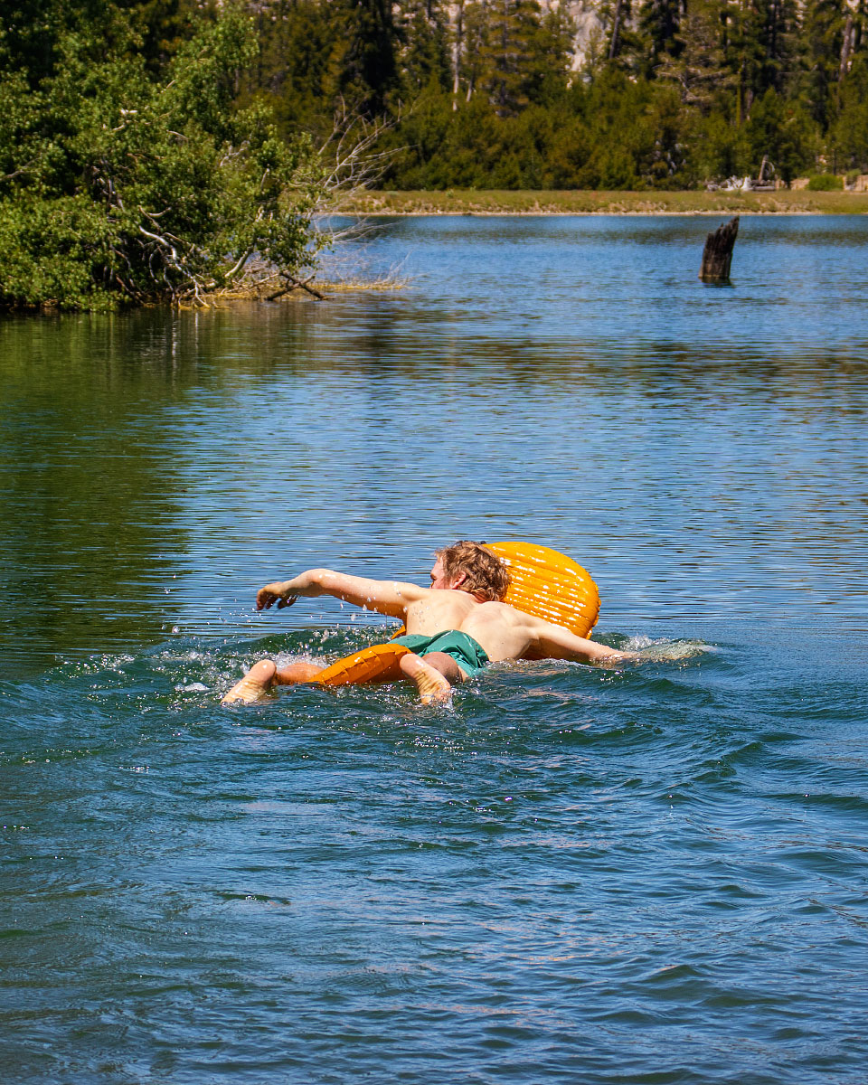 Therm-a-rest rafting.