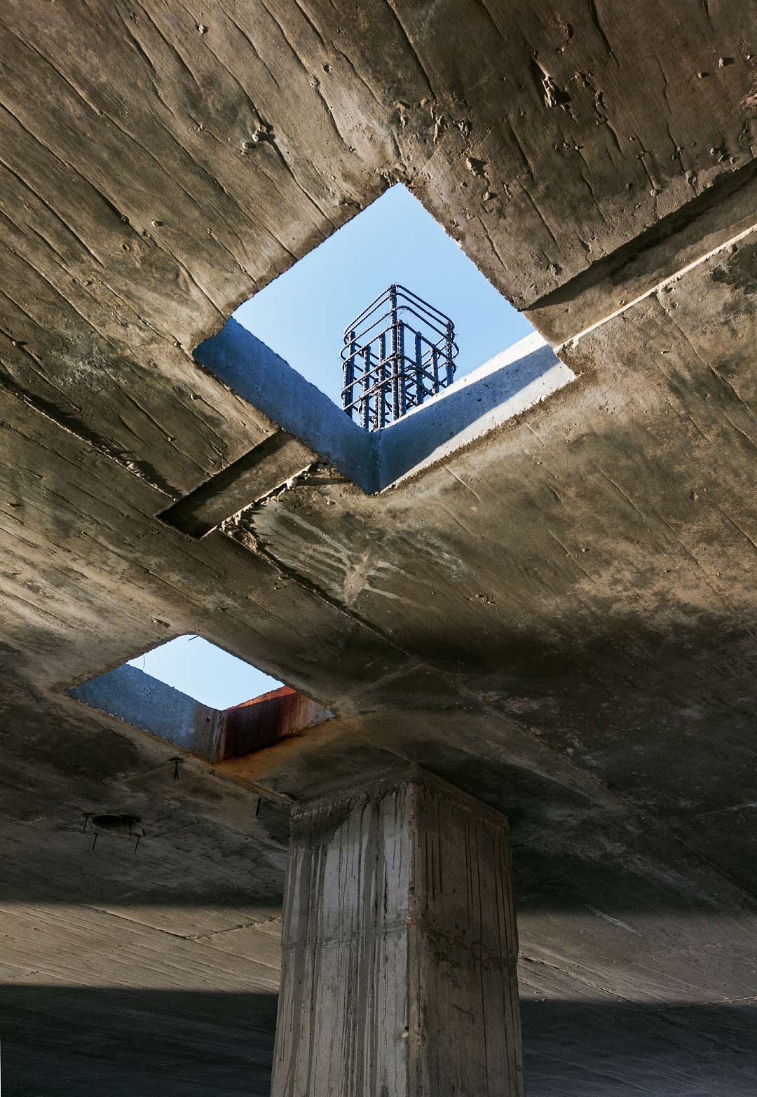 Looking up through the ceiling at the Emerald River Resort Casino