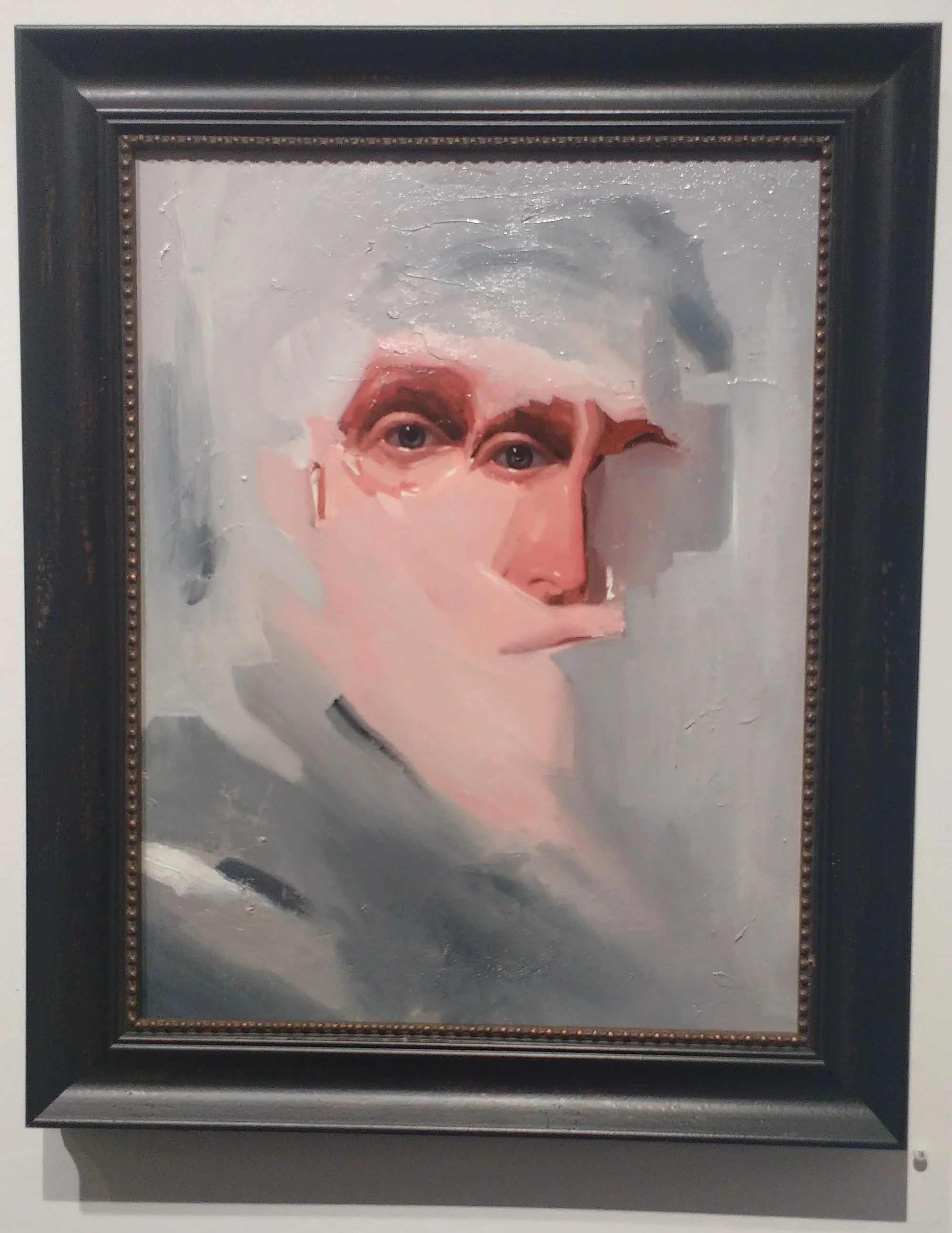 The Lonely Painter Facing Death