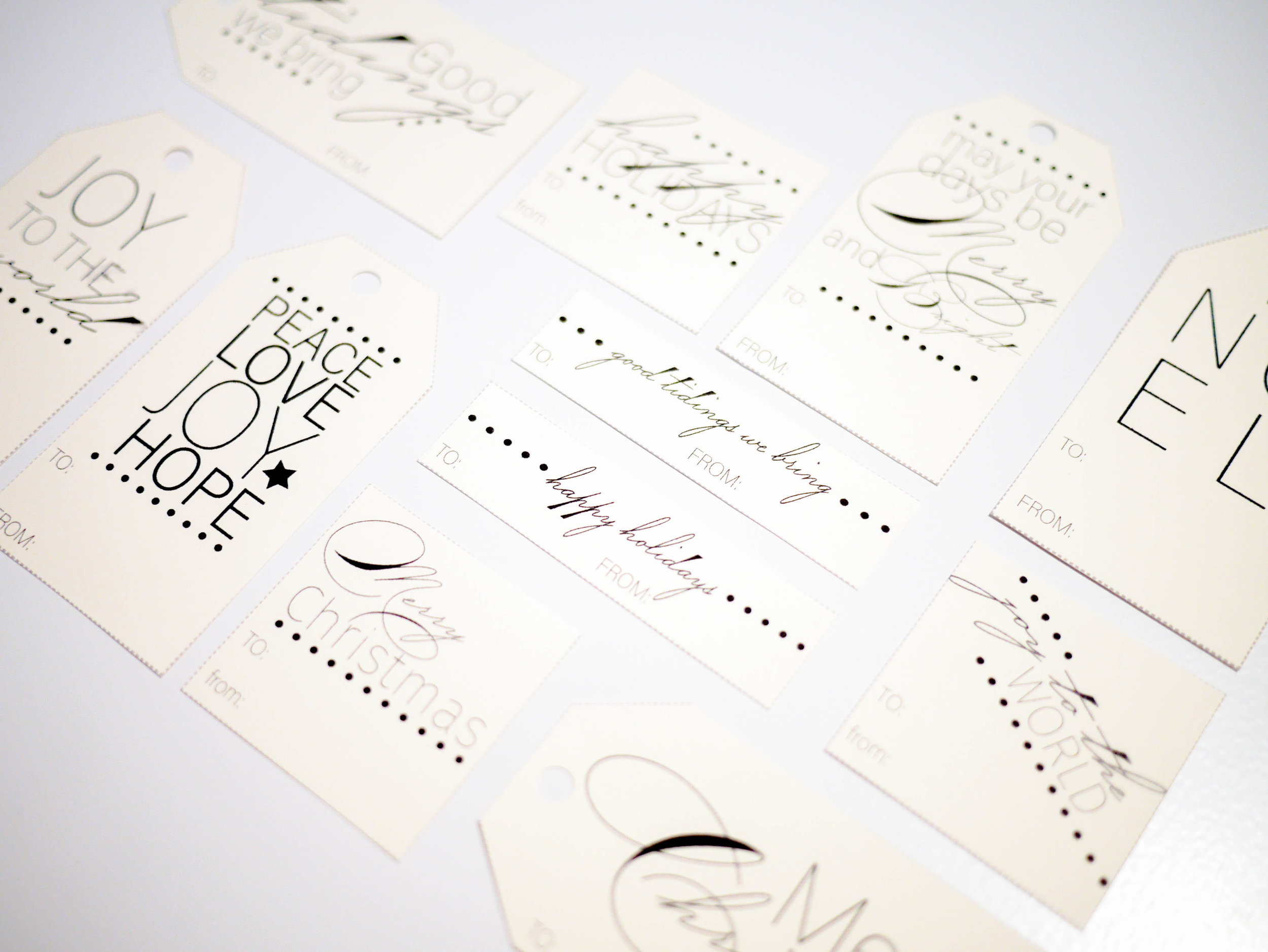 Classic Holiday Gift Tags