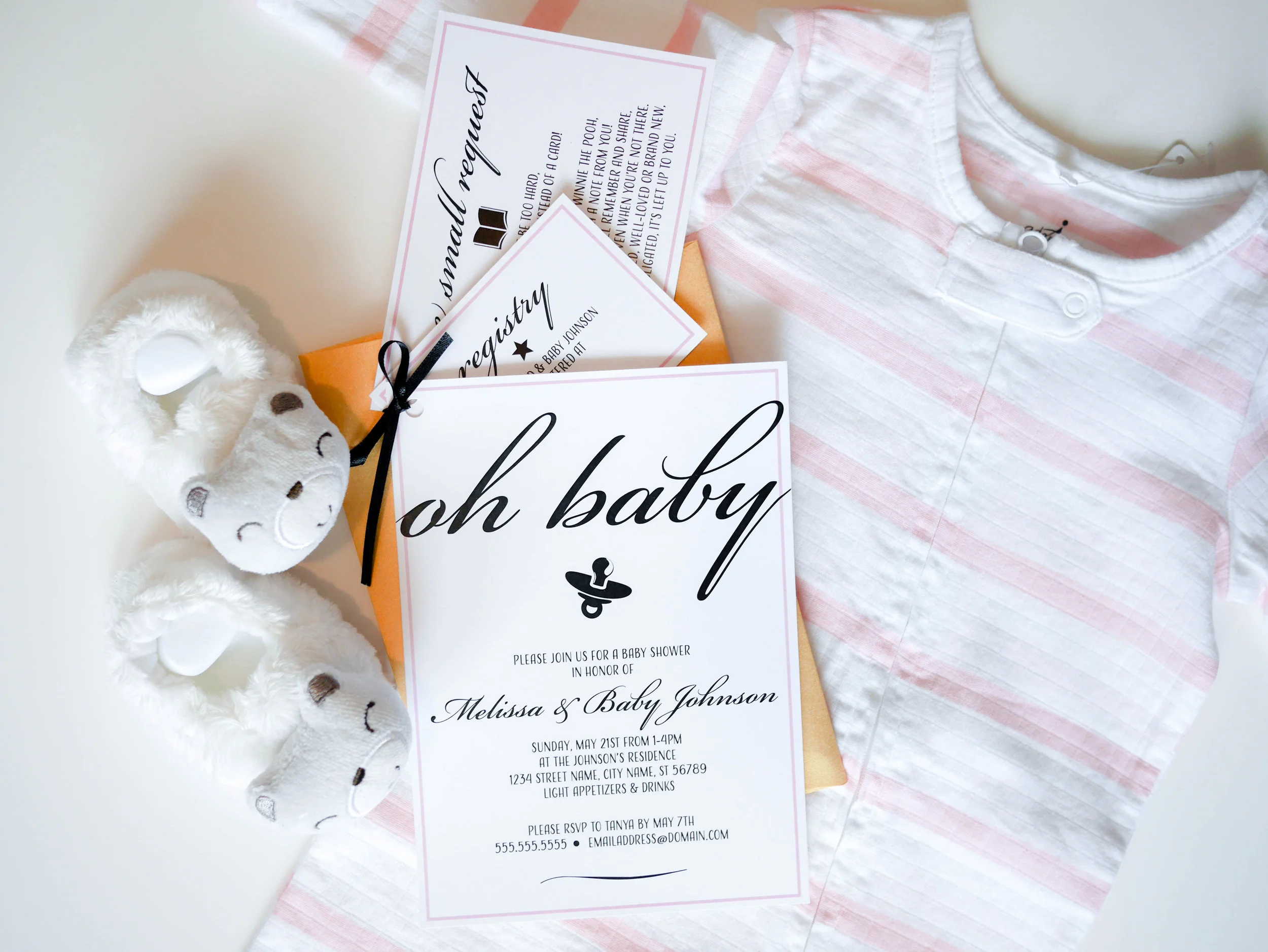 Understated Elegance Baby Shower Invitation