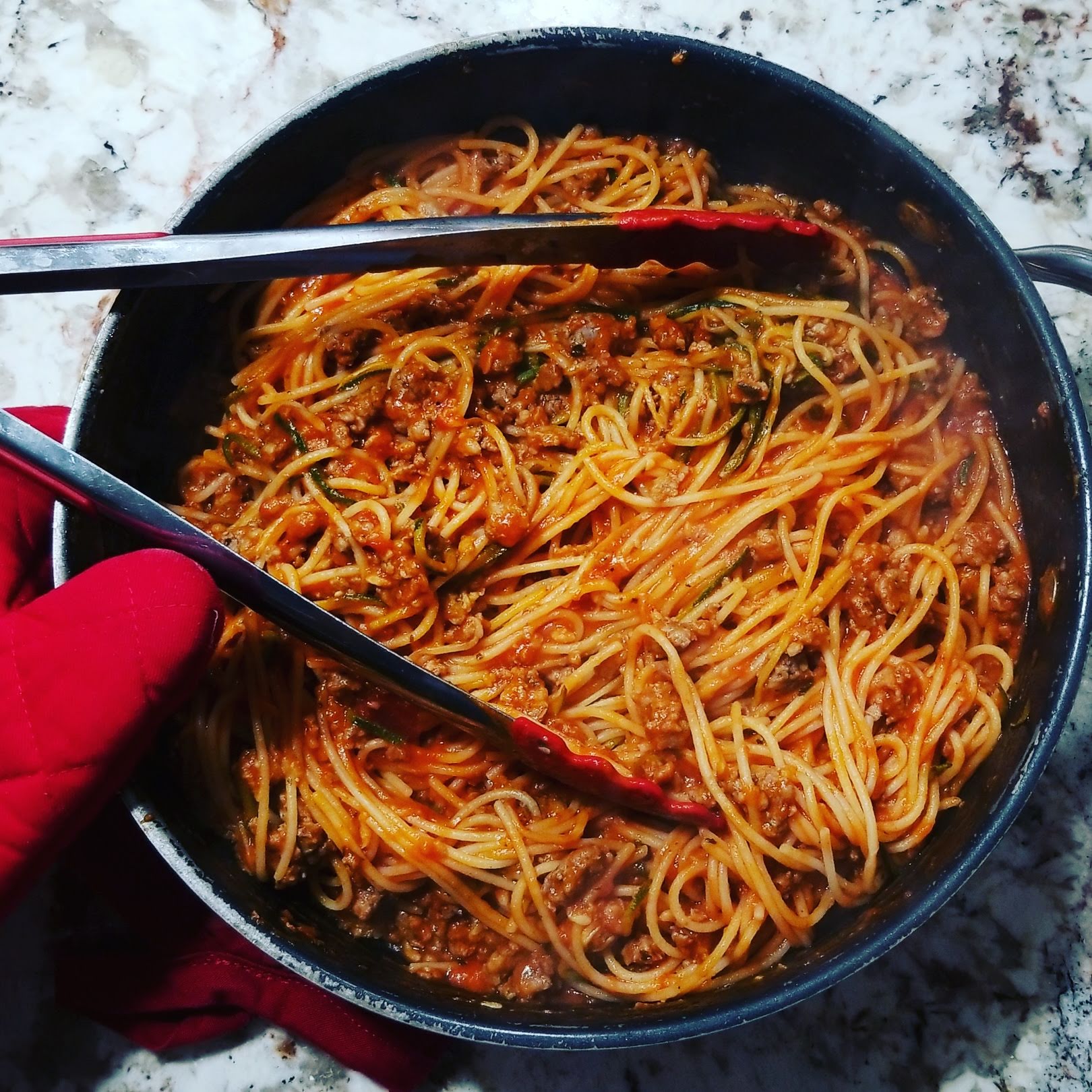 4 Ingredient Kicked Up Spaghetti