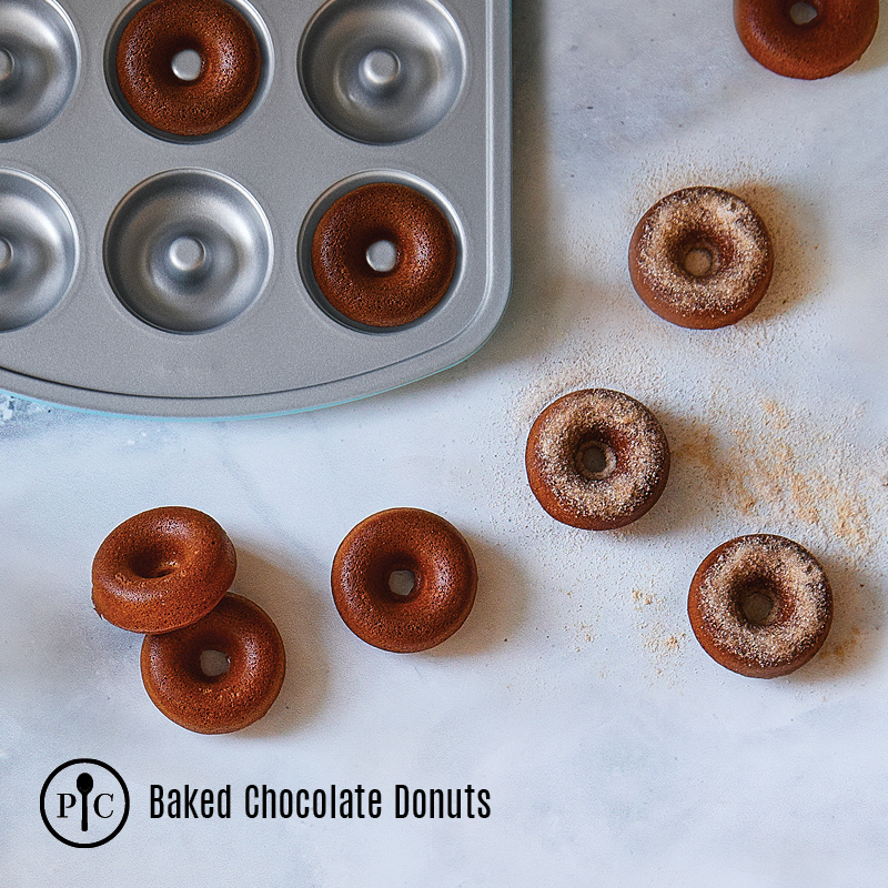 Baked Chocolate Donuts