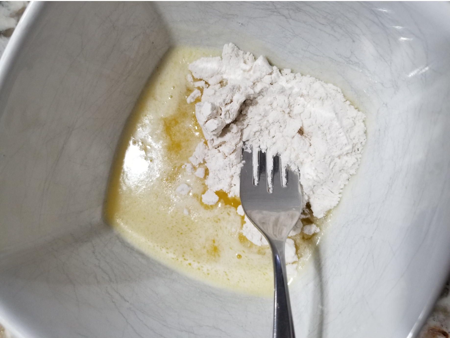 Whisk flour and butter until smooth. 