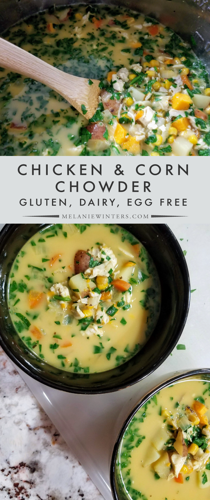 Instant Pot Chicken Corn Chowder — MELANIEWINTERS