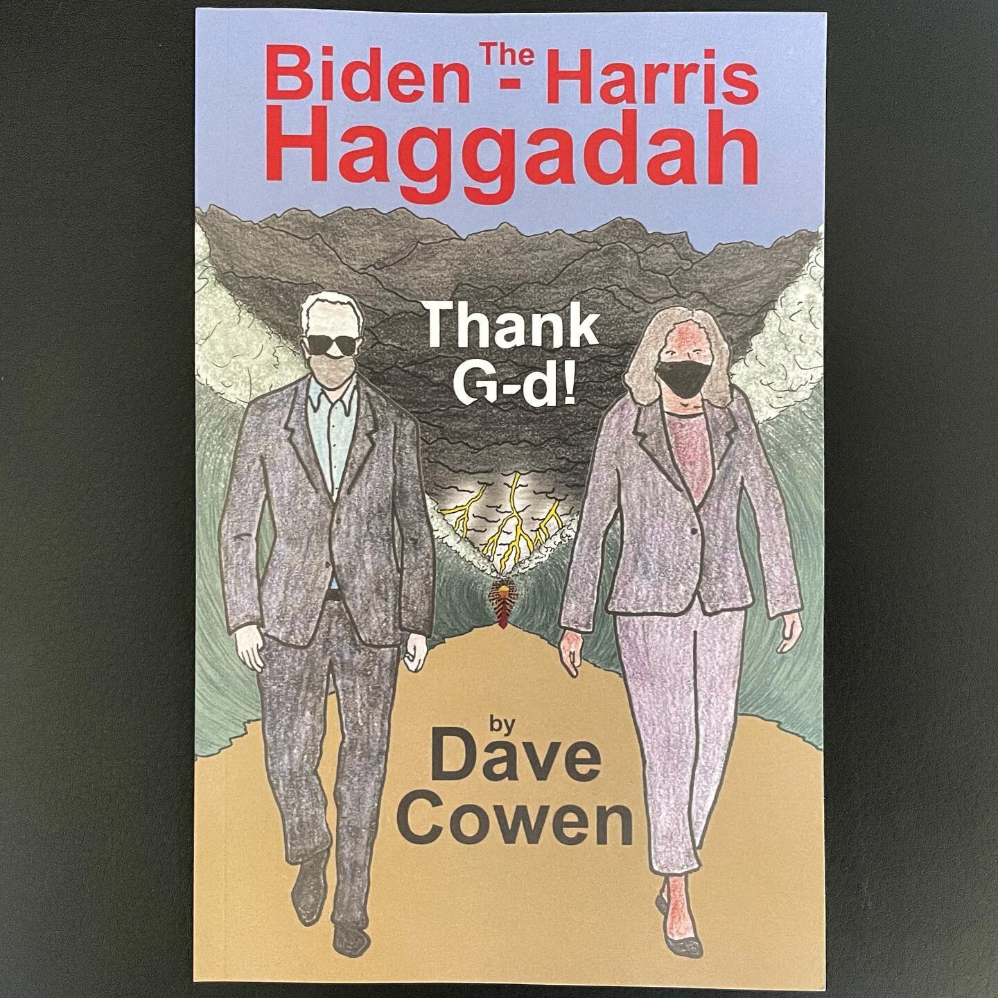 I had the pleasure of doing another cover for @_davecowen_ &lsquo;s latest Haggadah. Available on Amazon for your Passover Seder.  #redsea #moses #haggadah #passover #seder #biden #harris #trump