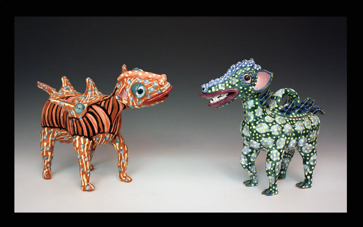 Dalila & Fall Two Lidded Critters, 2017
