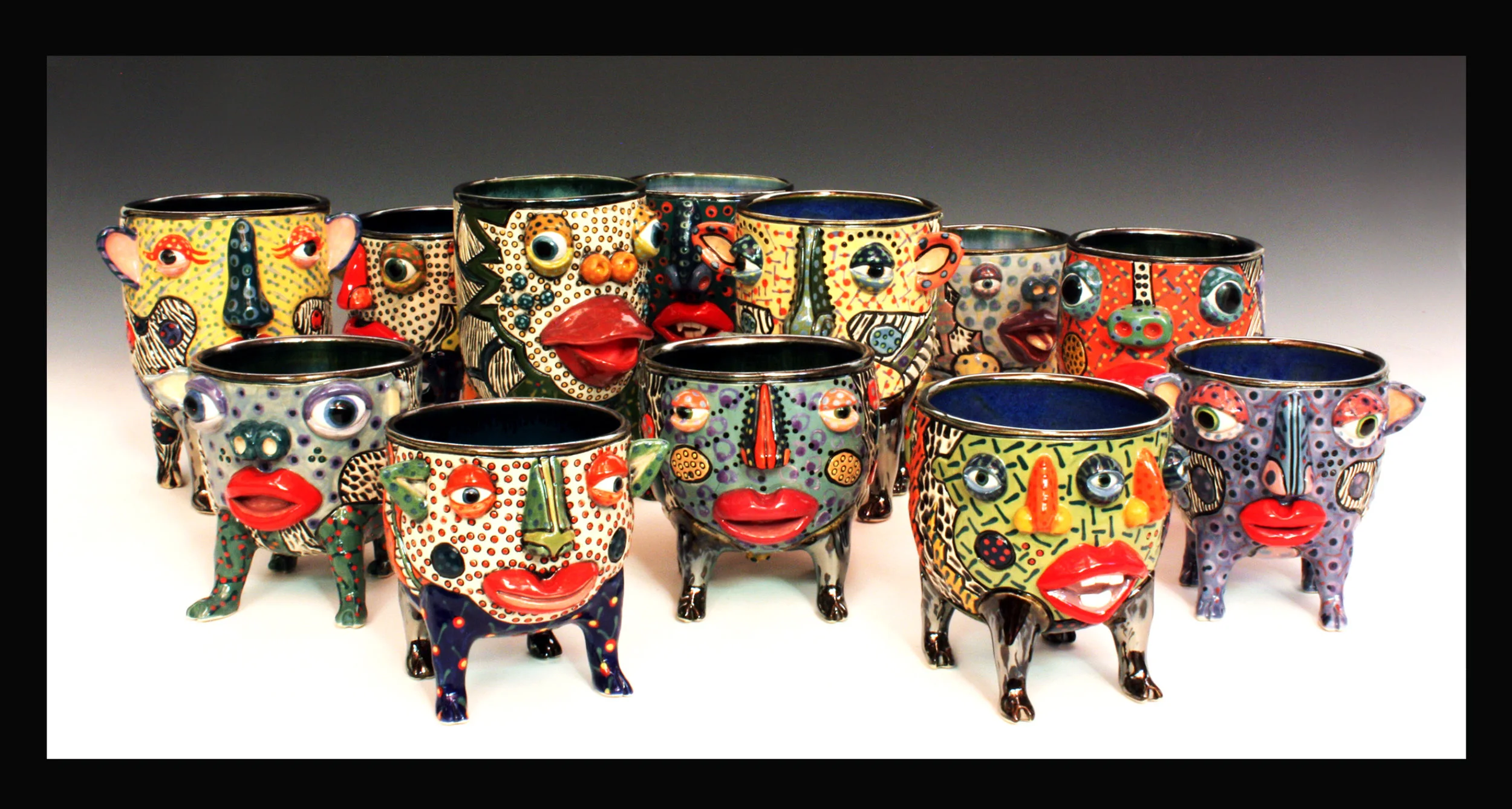 Collection of Monster Mugs, 2018