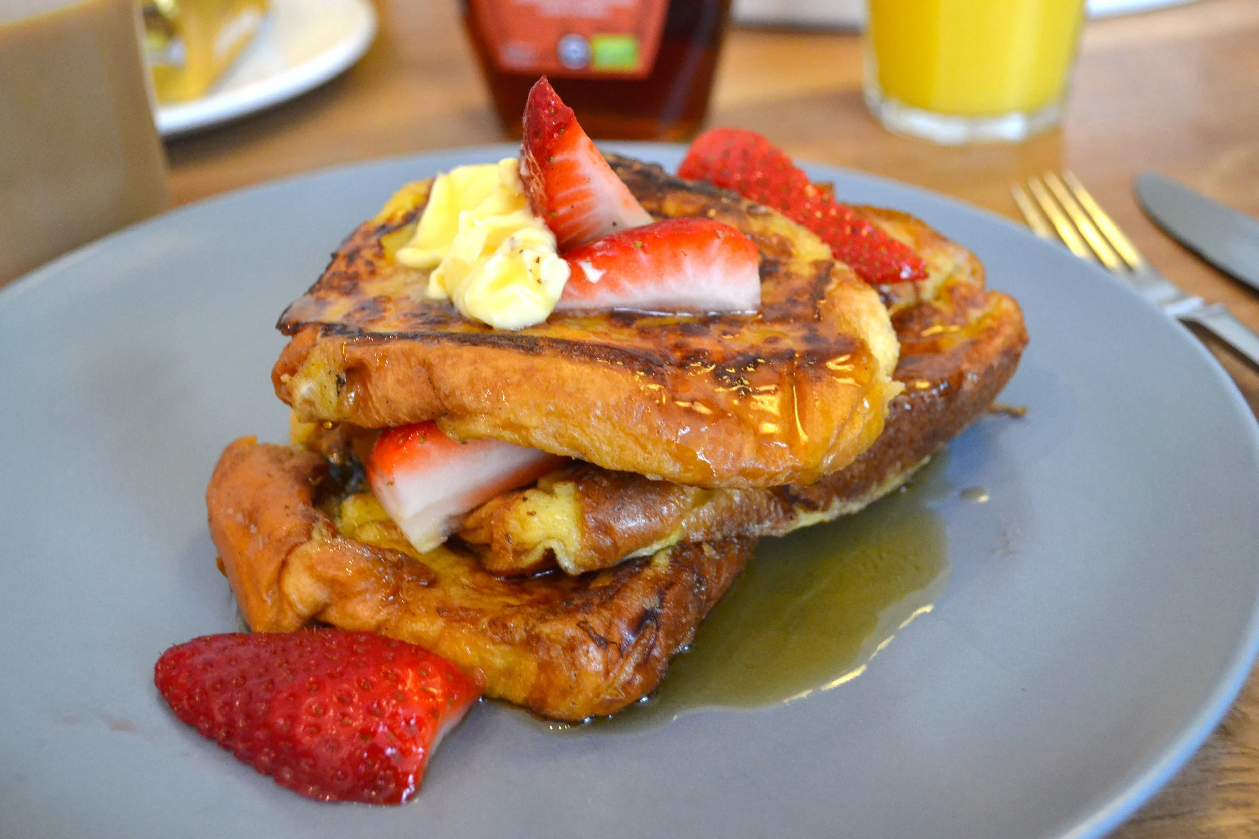 Vanilla Bean Orange Infused French Toast